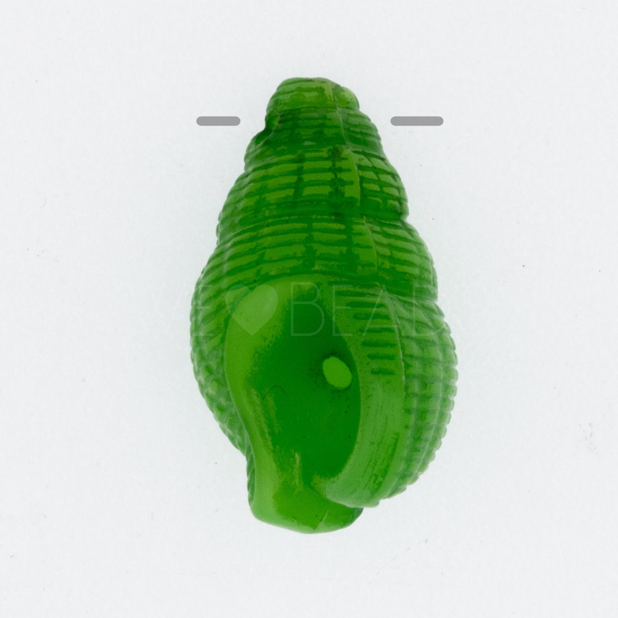 20x13 Shell Beads in green