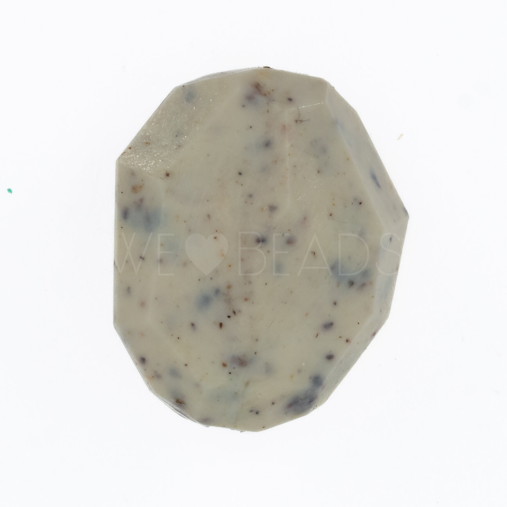 25x21 oval Perle in stein effekt beige