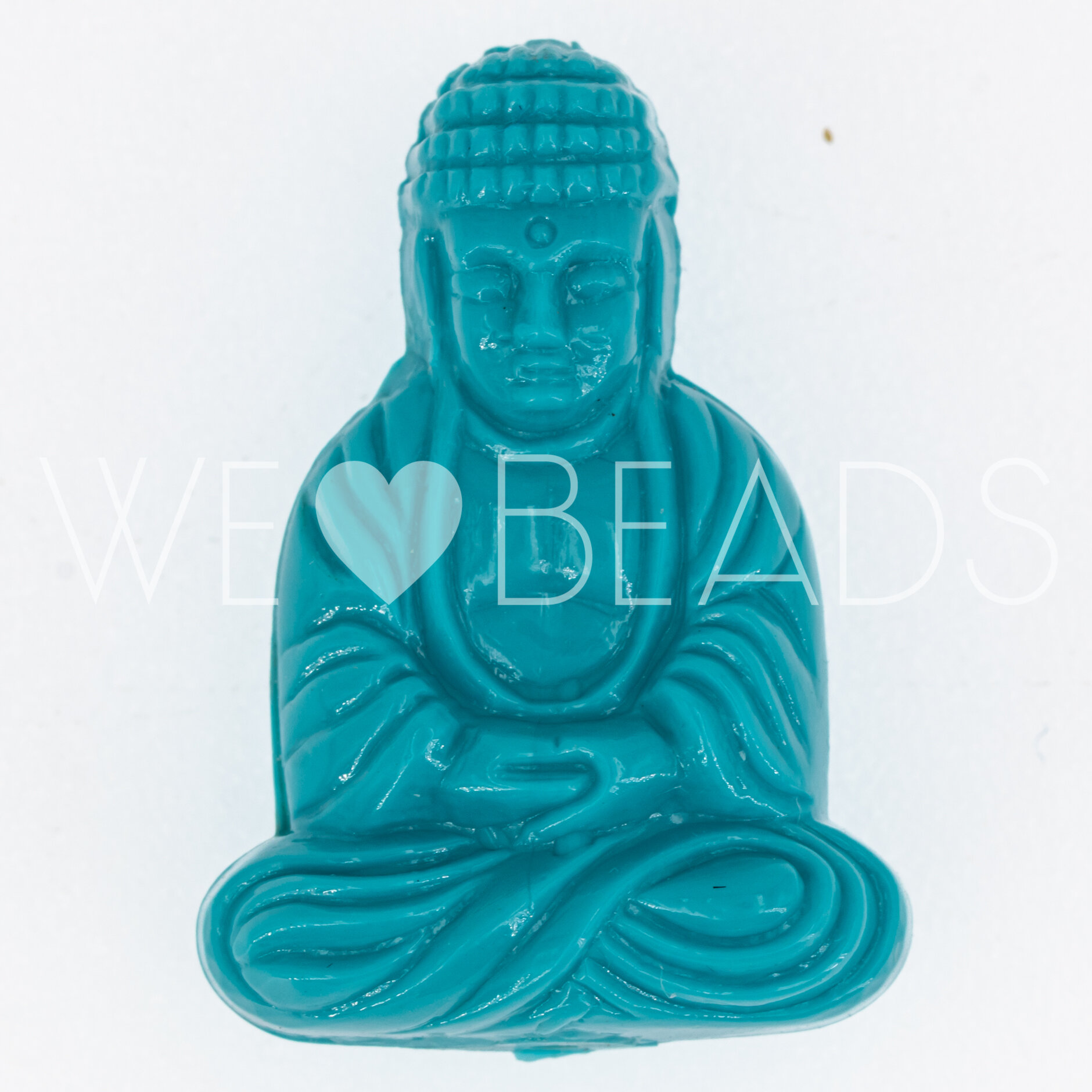 28x18 Buddha bead in turquoise 