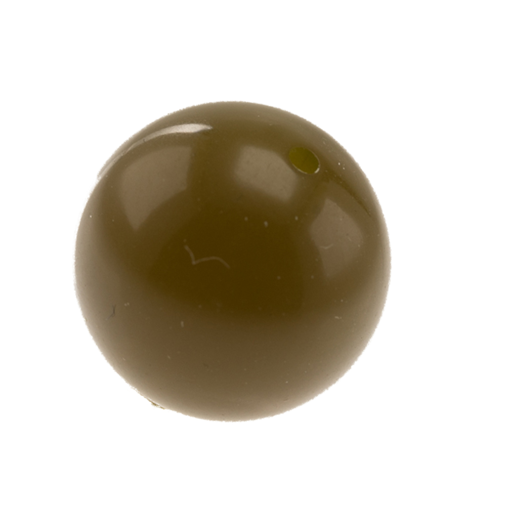 12mm Roundbead in dark olive green Opal
