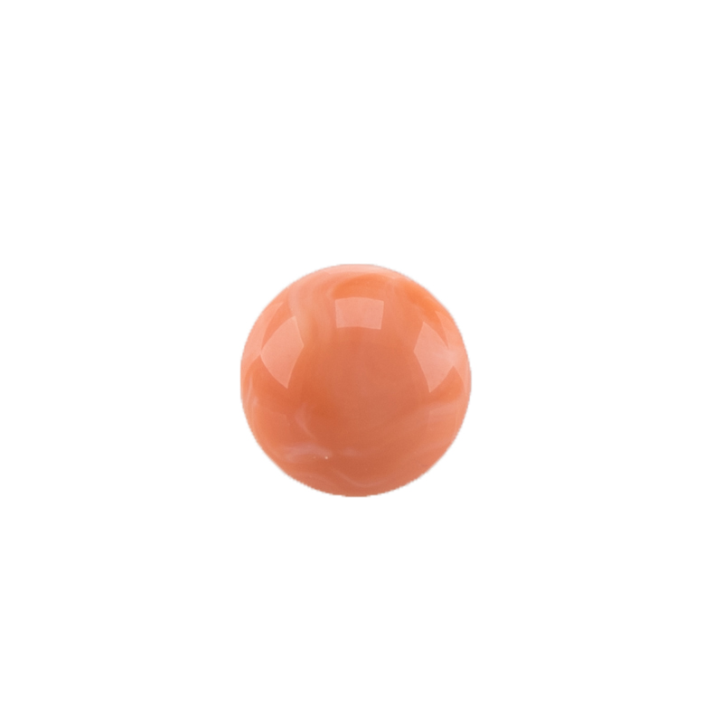 10mm Cabochon oval - coralle Satt