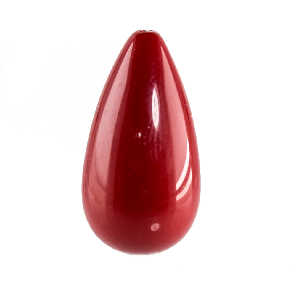 26x14 Tropfen perle in rot 