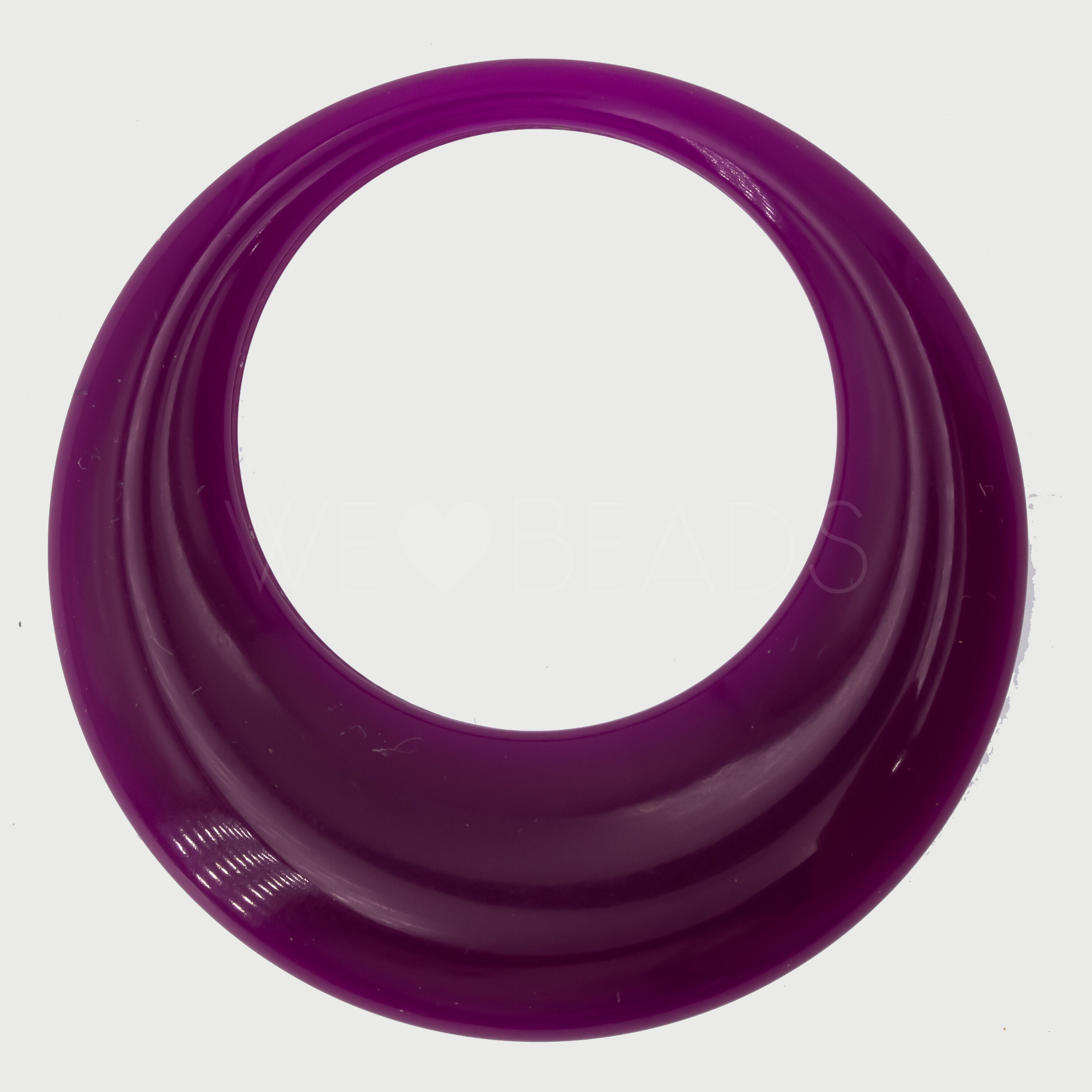 44mm Rund Ring in beerenviolett