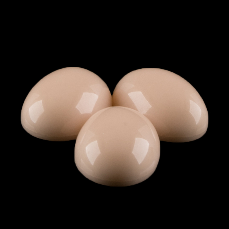 14x10 Cabochon oval - muschelrosa Marmor