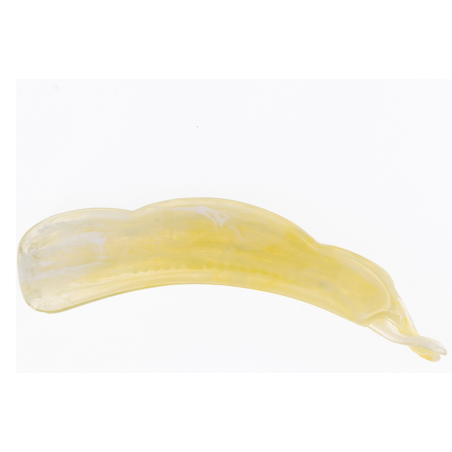13cm Bananenspange in gelb , Large