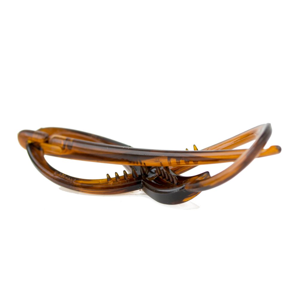 Libellenspange in Havanna Marmor, medium
