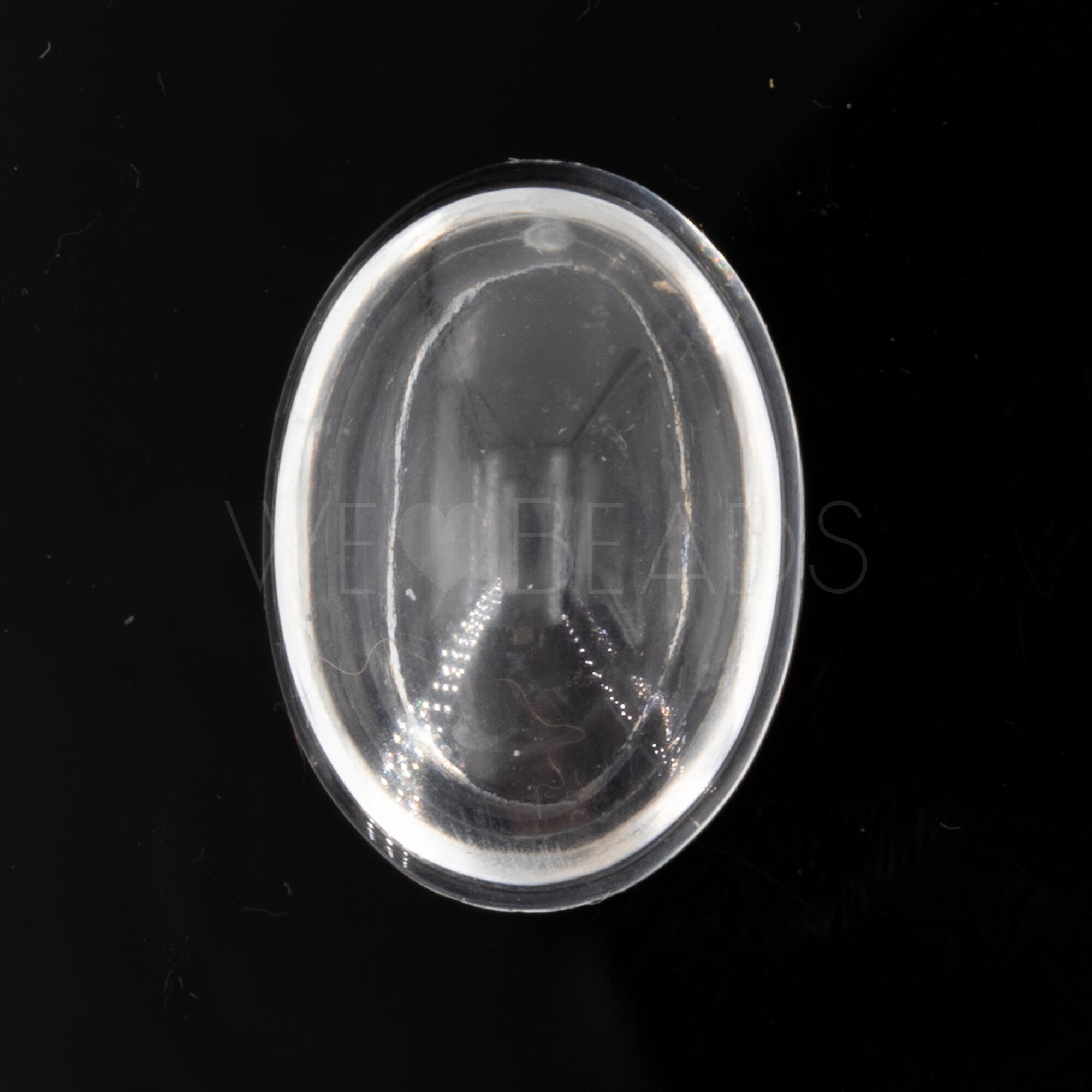 25x18 oval Cabochon in Kristall