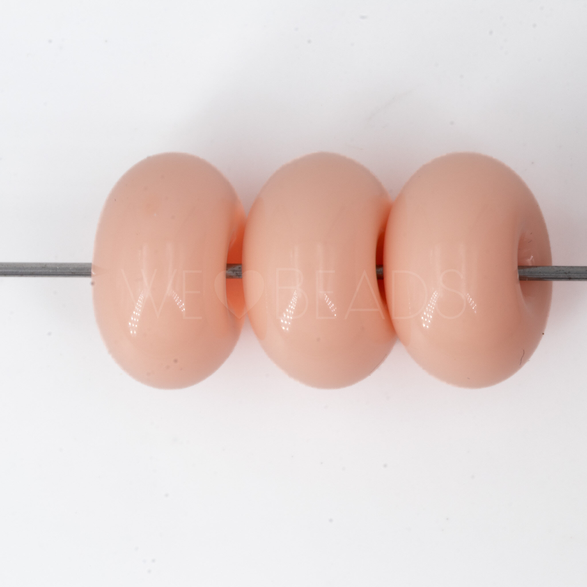 16mm Donut Beads in Seashell pink