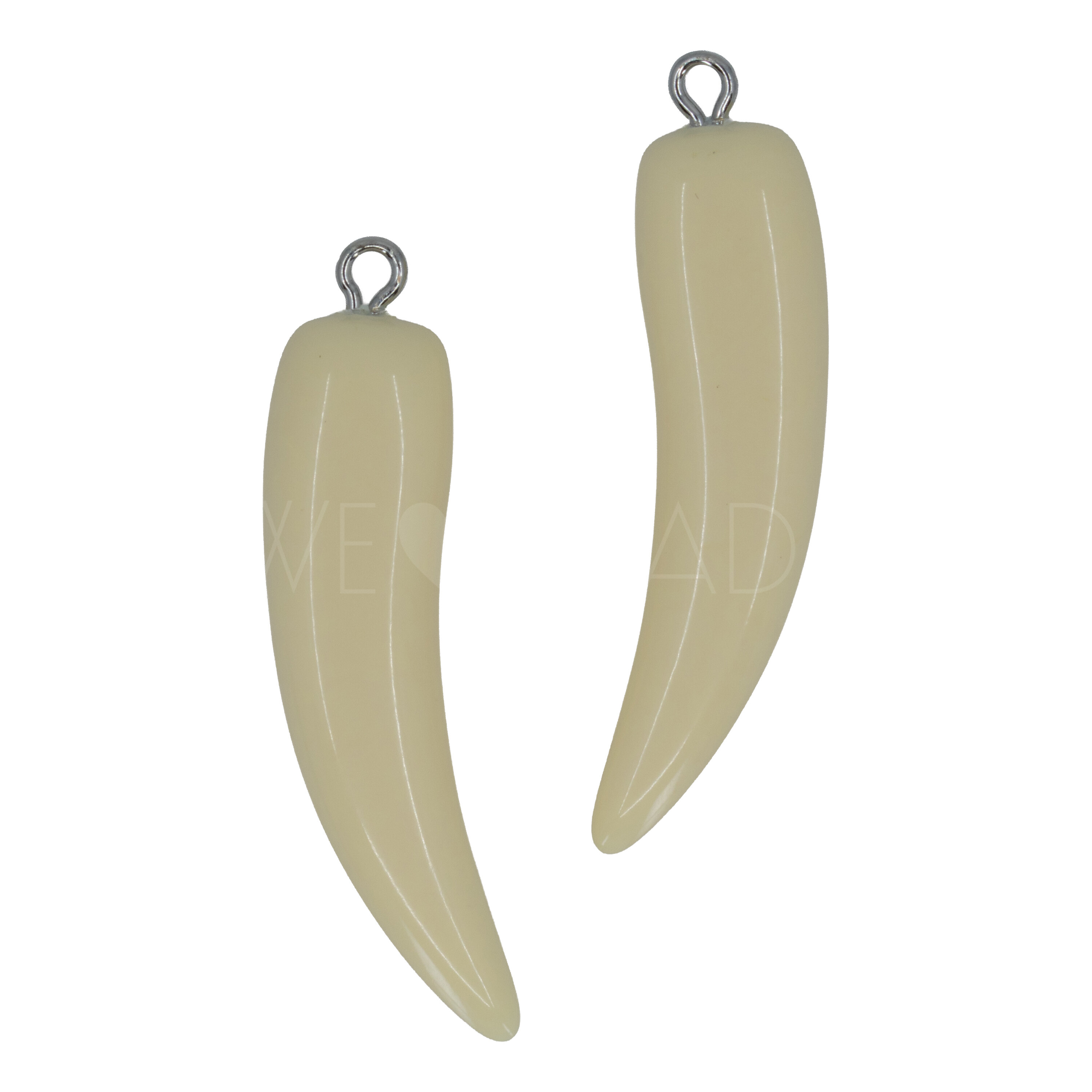 40mm Zahn Charm in ivory