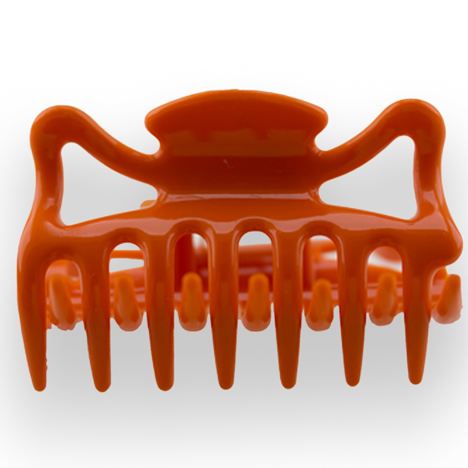Haarklammer in orange , medium