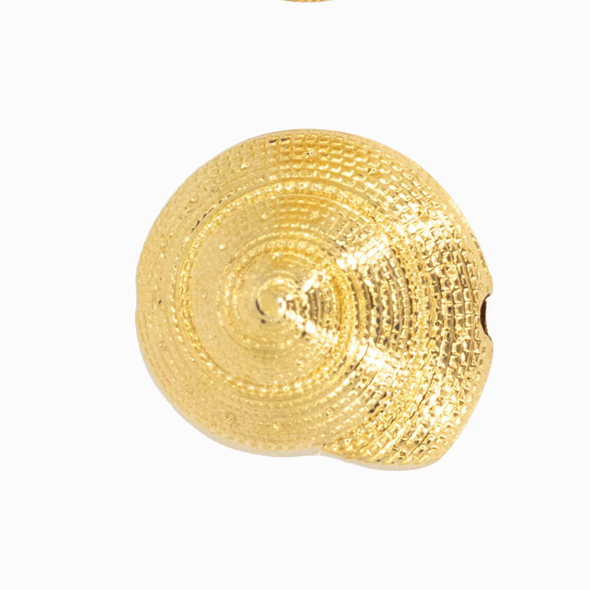17mm Muschel Perle in gold