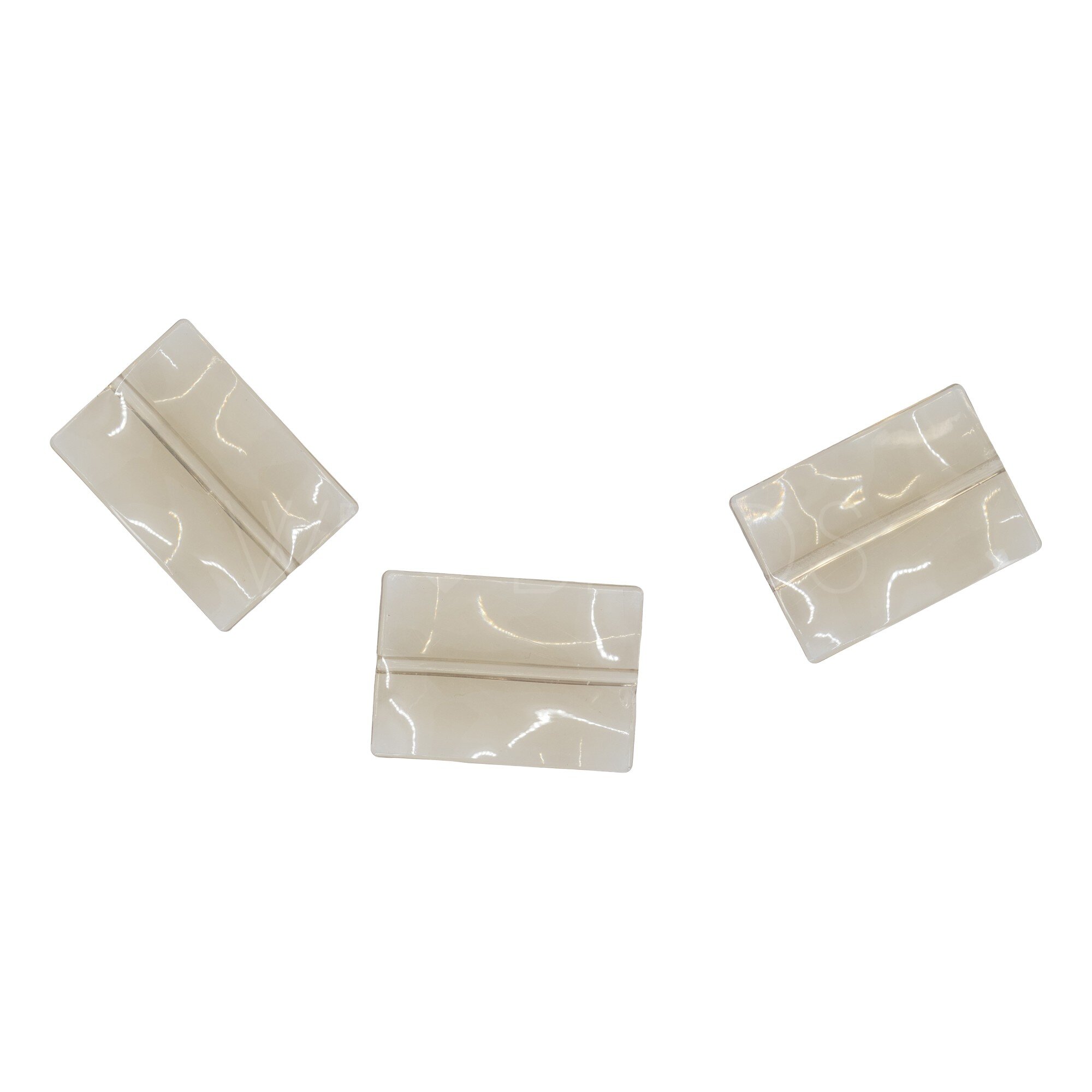 23x16 rectangular Beads in almond