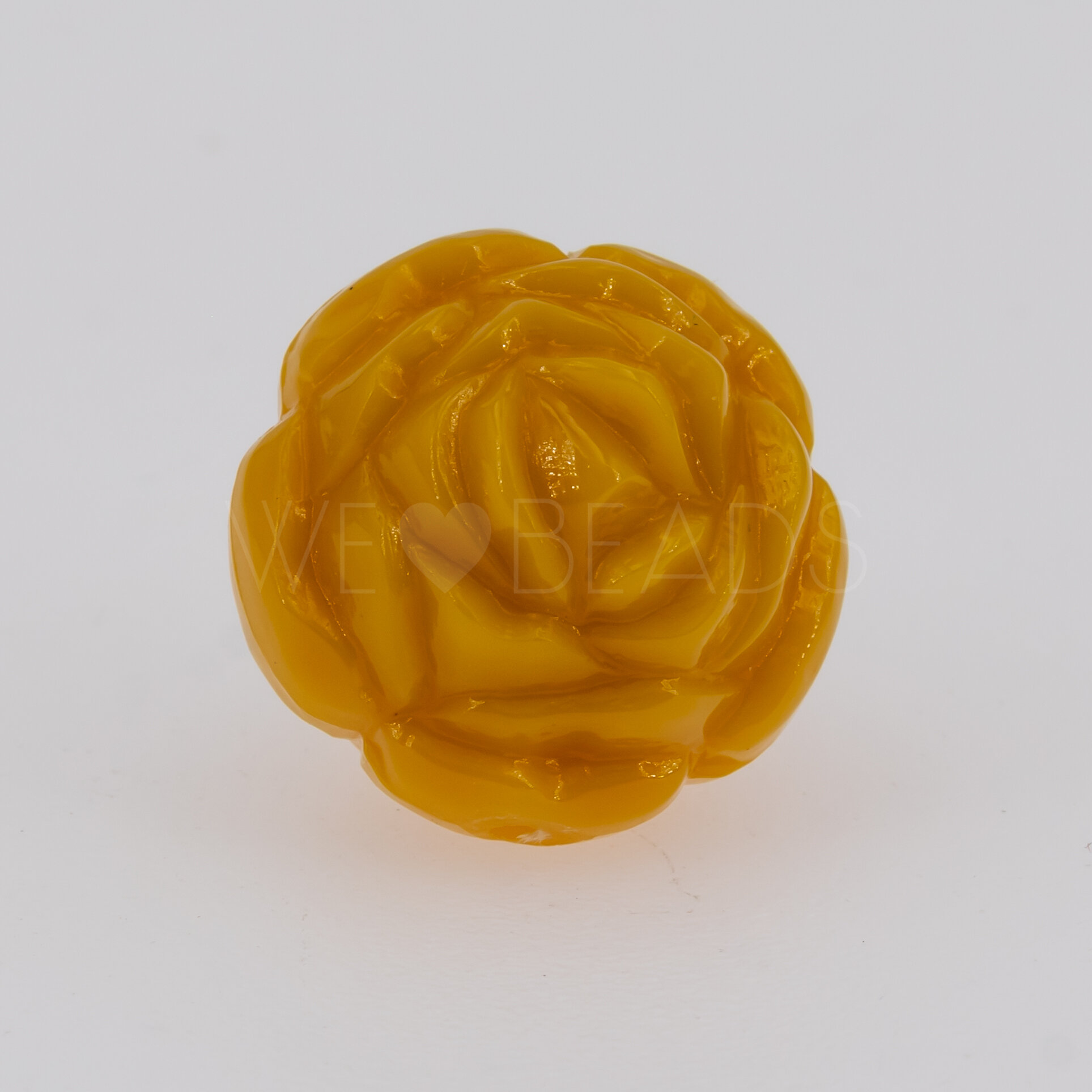 18mm Rose Perle in sonnenblume