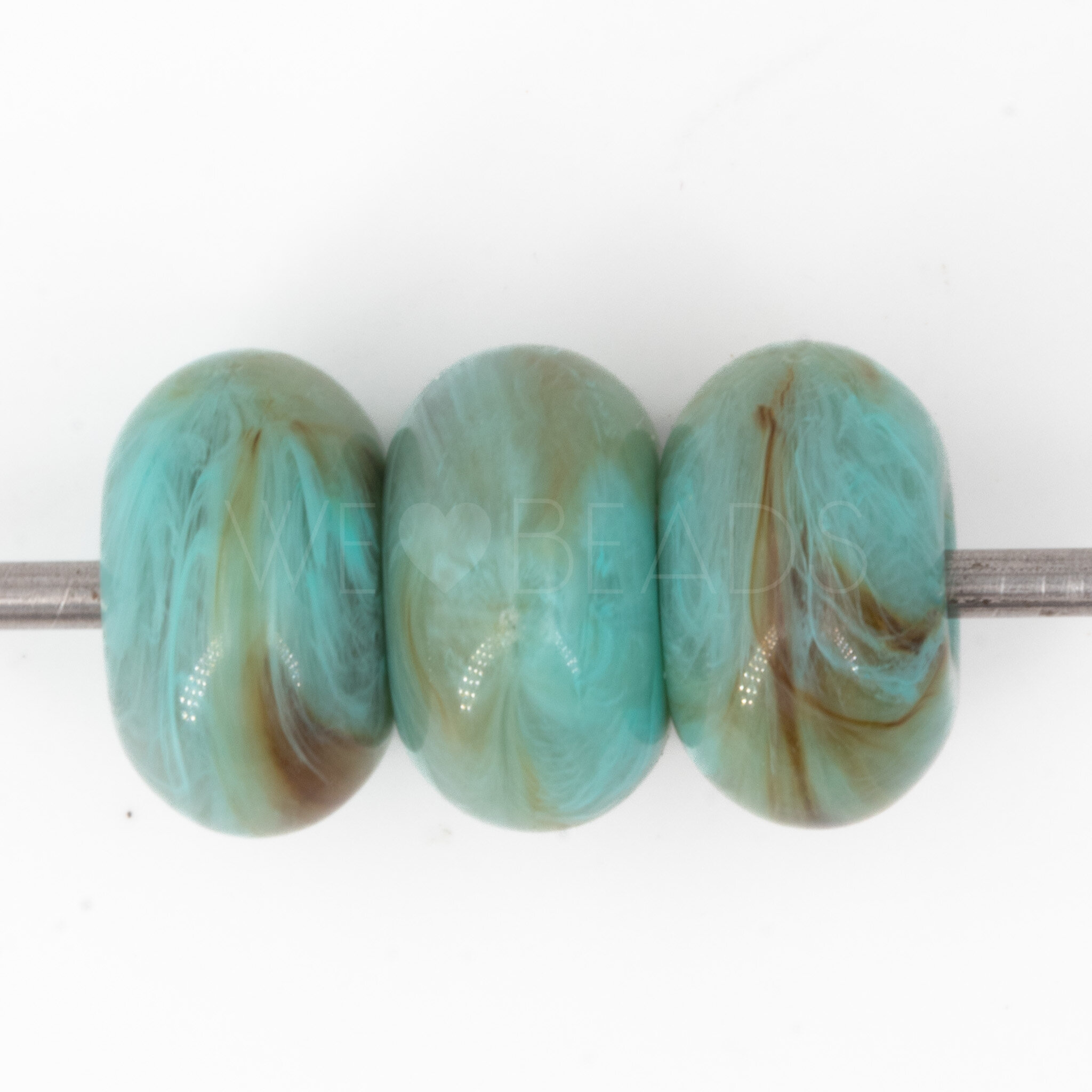 10mm Donut Beads in turquoise