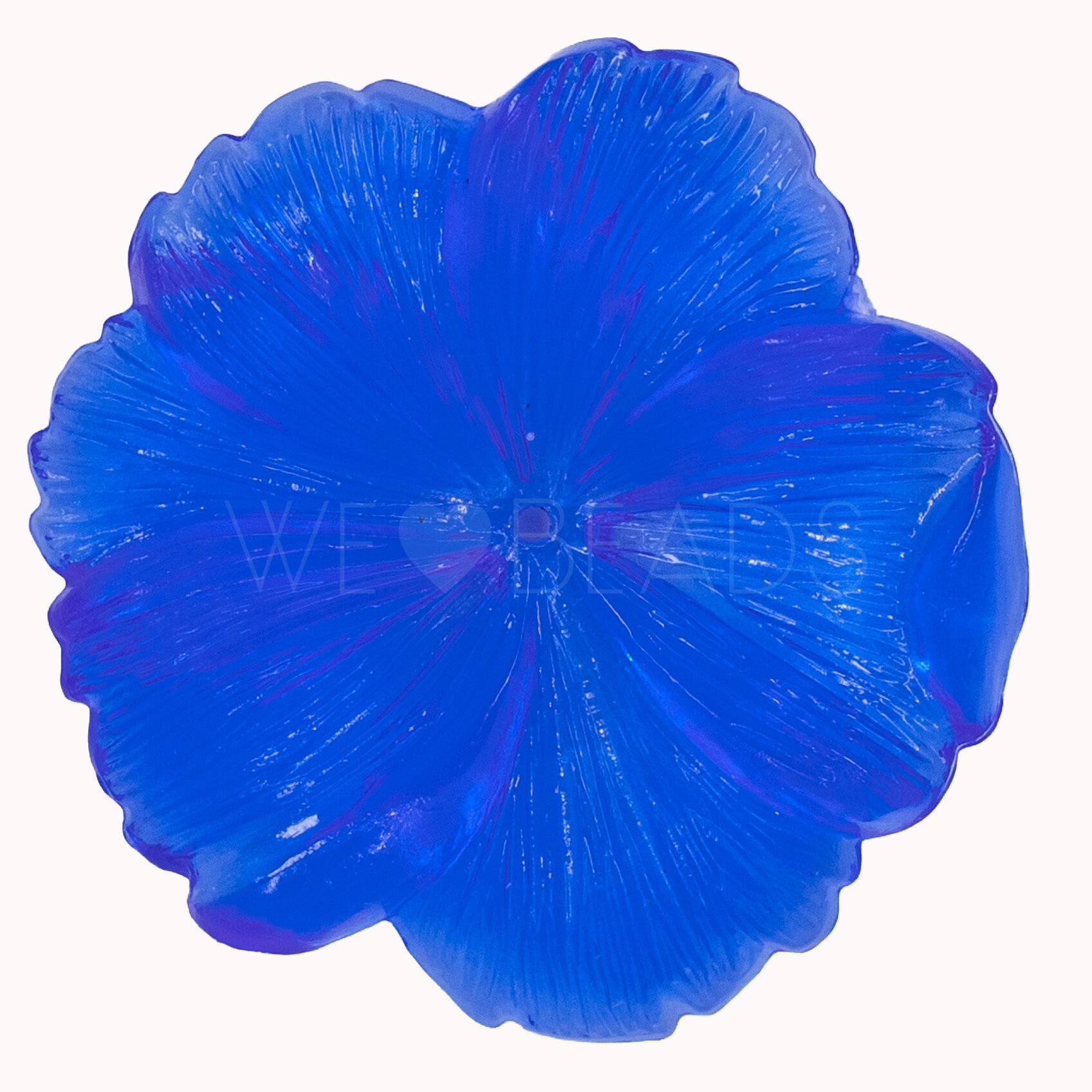 33mm Blume Perle in vergissmeinnicht blau