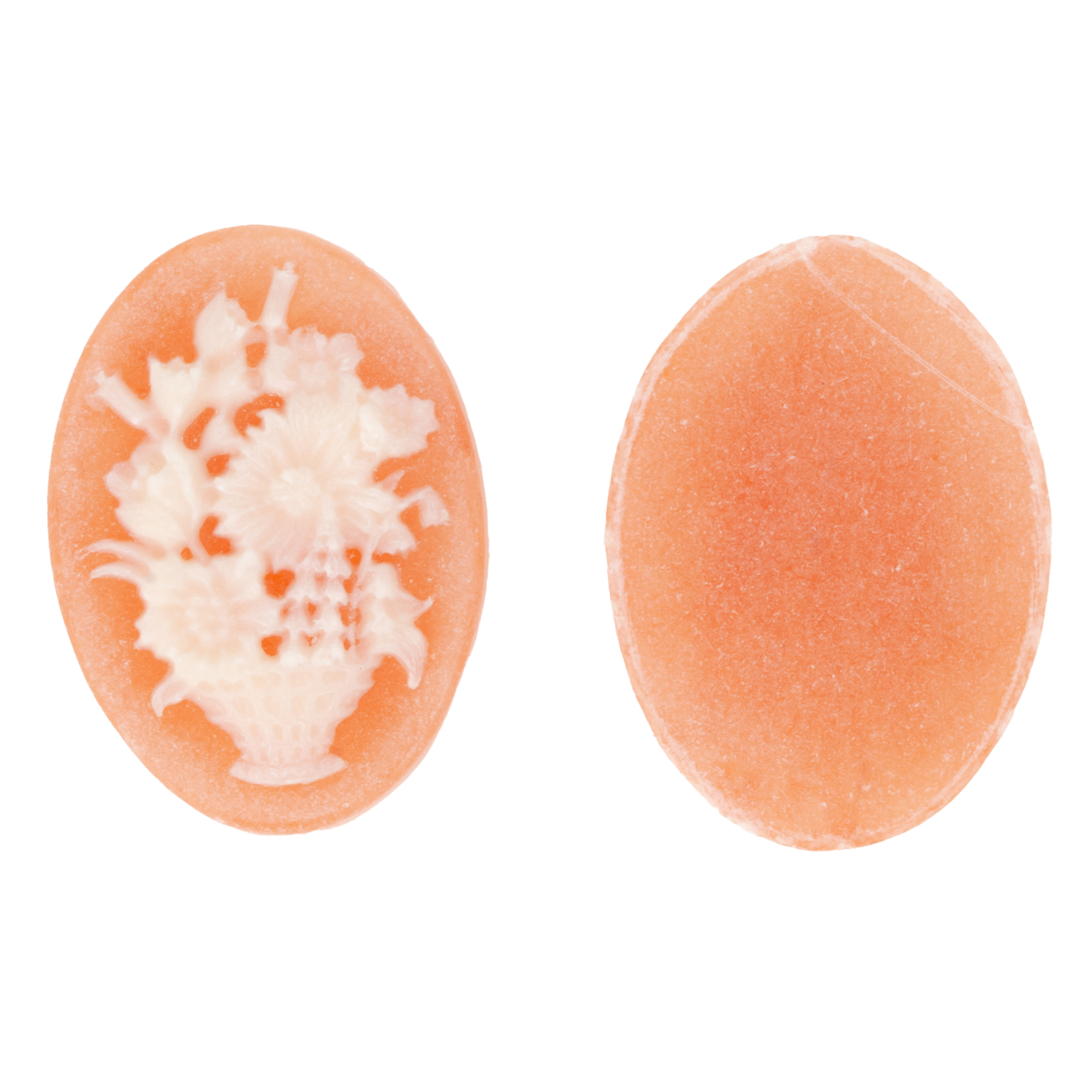 18x13 Kamee oval in Karneol / Elfenbein