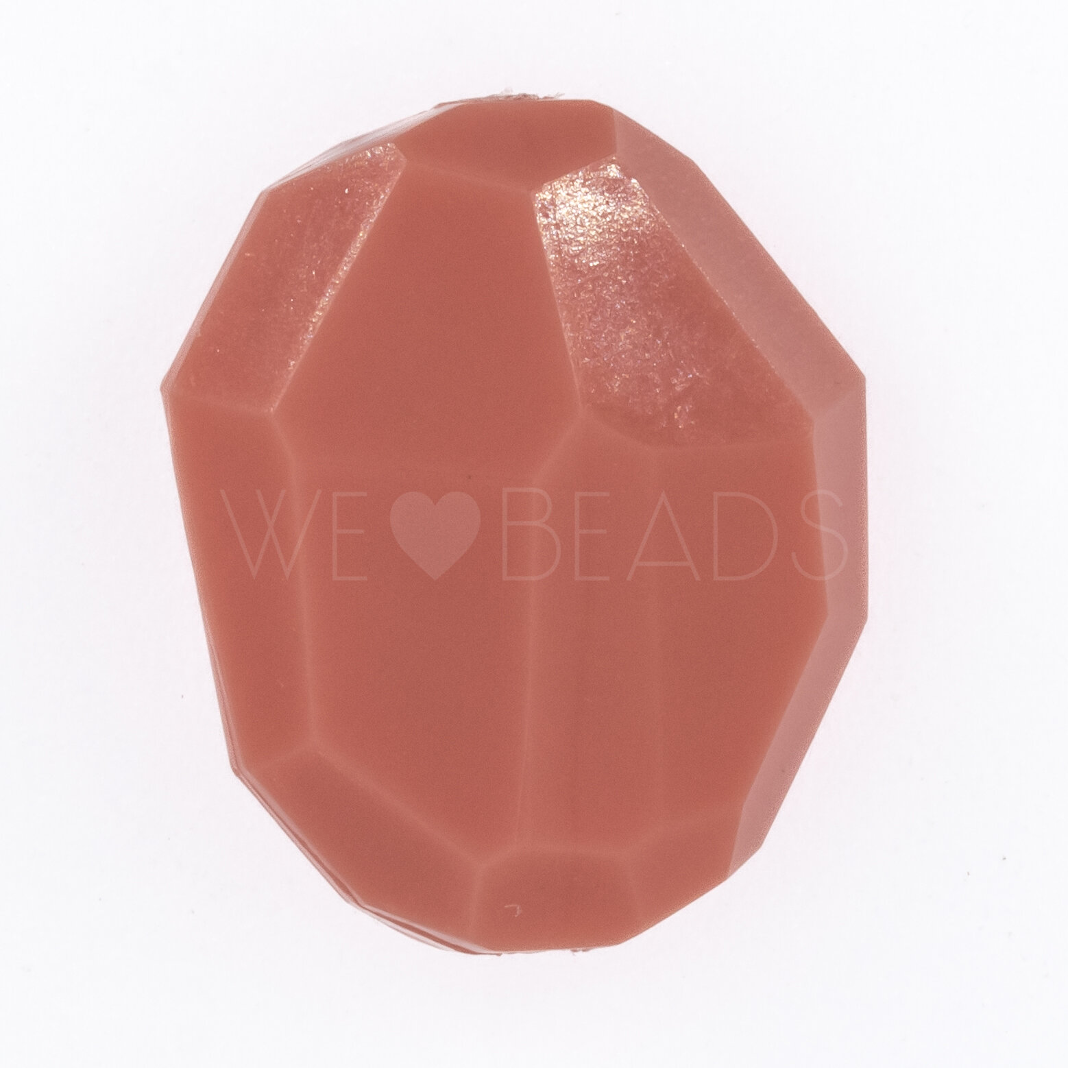 25x21 oval Perle in lachs corall