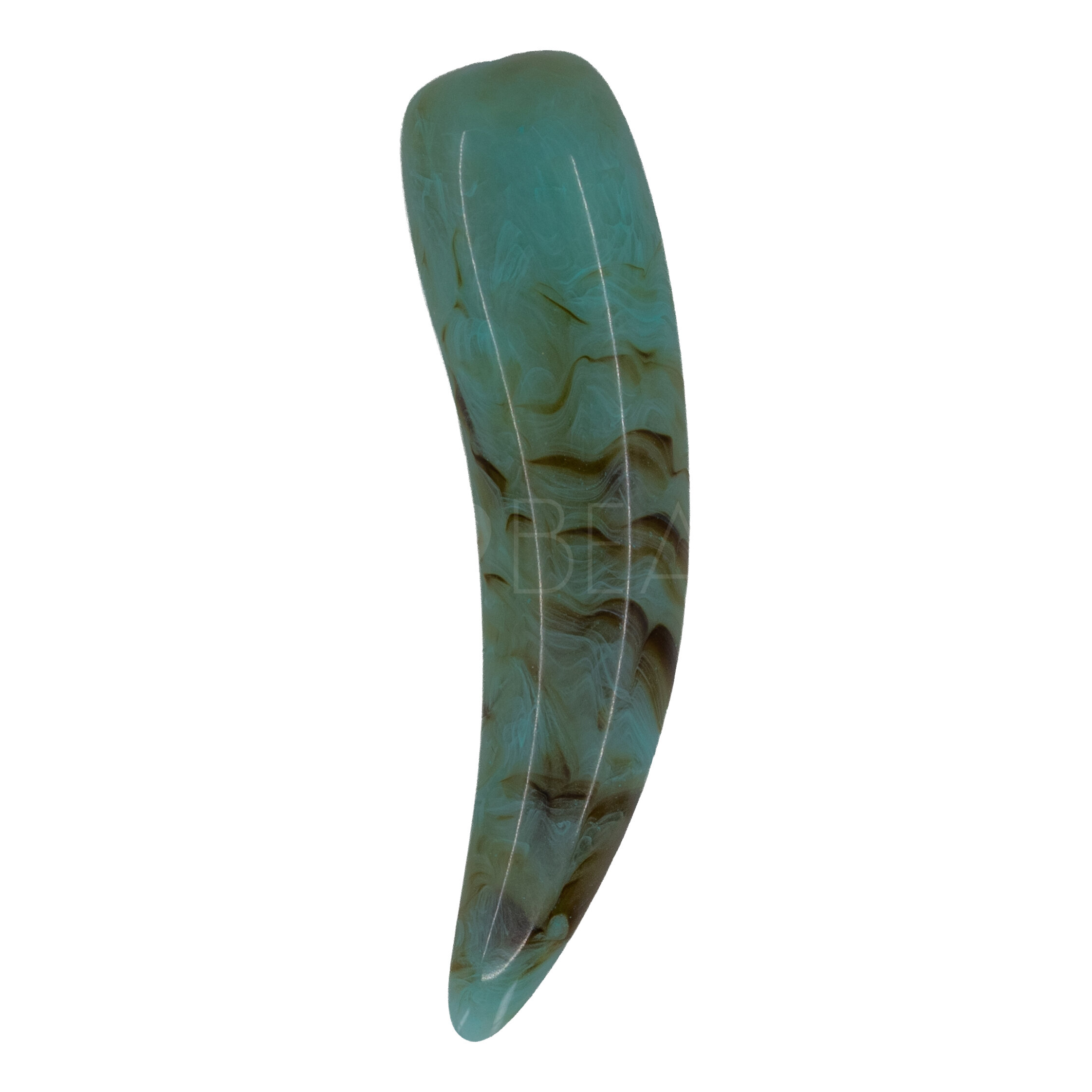 40mm Zahn Charm in turquoise