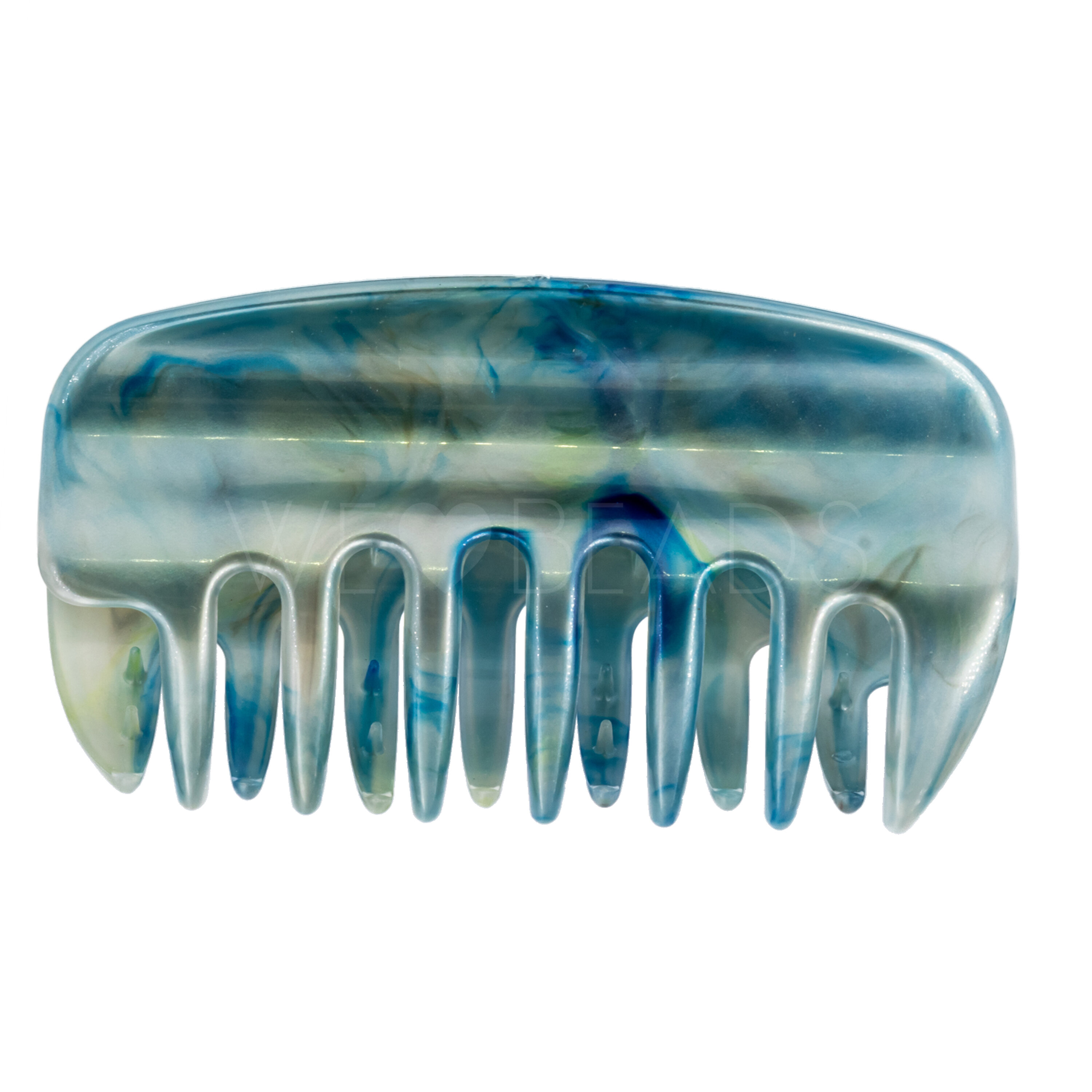 Haarklammer in Eisberg blau , Large