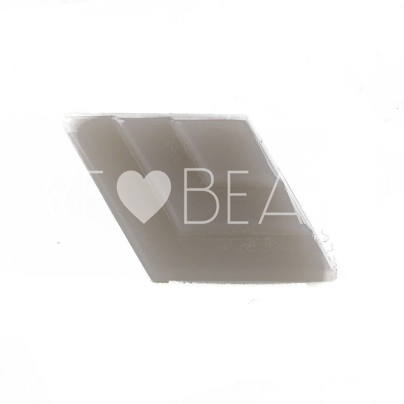 26x16 Rechteck  in blasses grau Opal