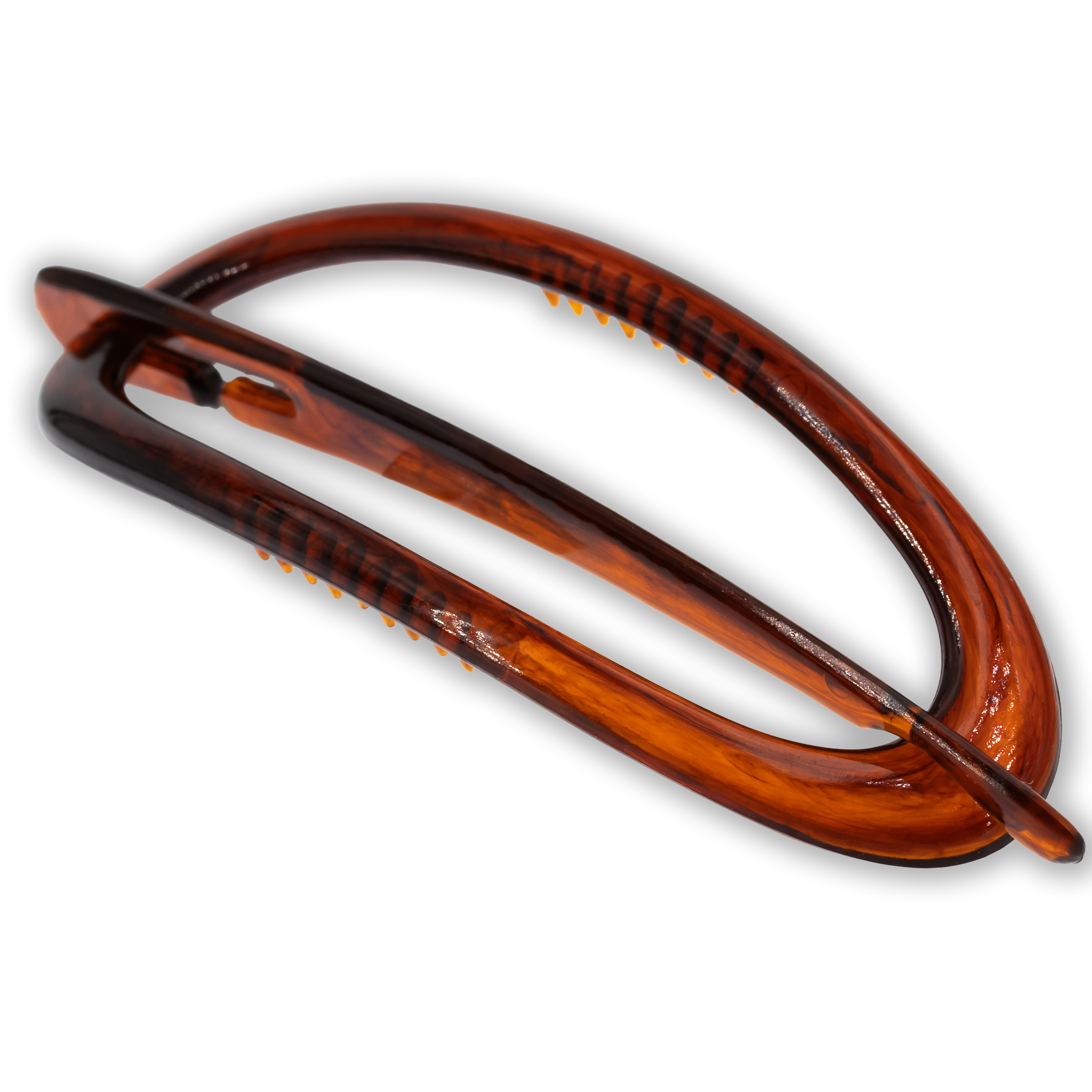 Dragonfly clip in Tortoise Marbled, Large