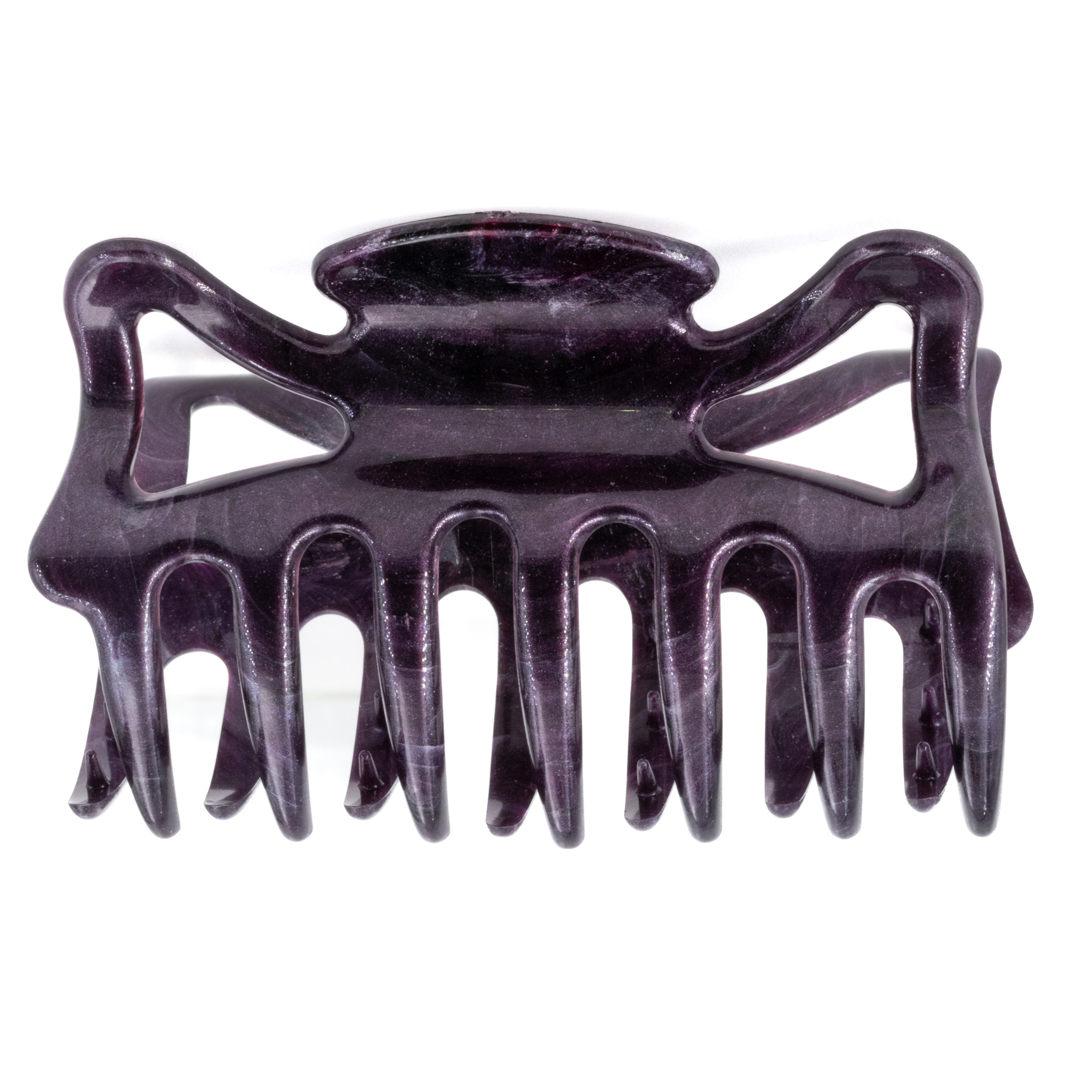 Haarklammer in purpur violett (Large)