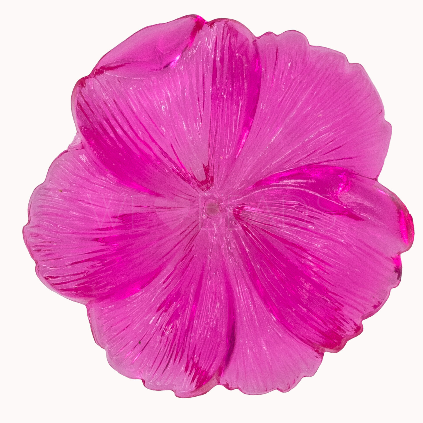 33mm Blume Perle in magenta pink