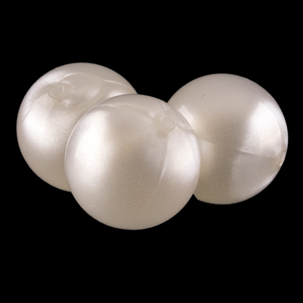 10mm Roundbead in silk white Silk
