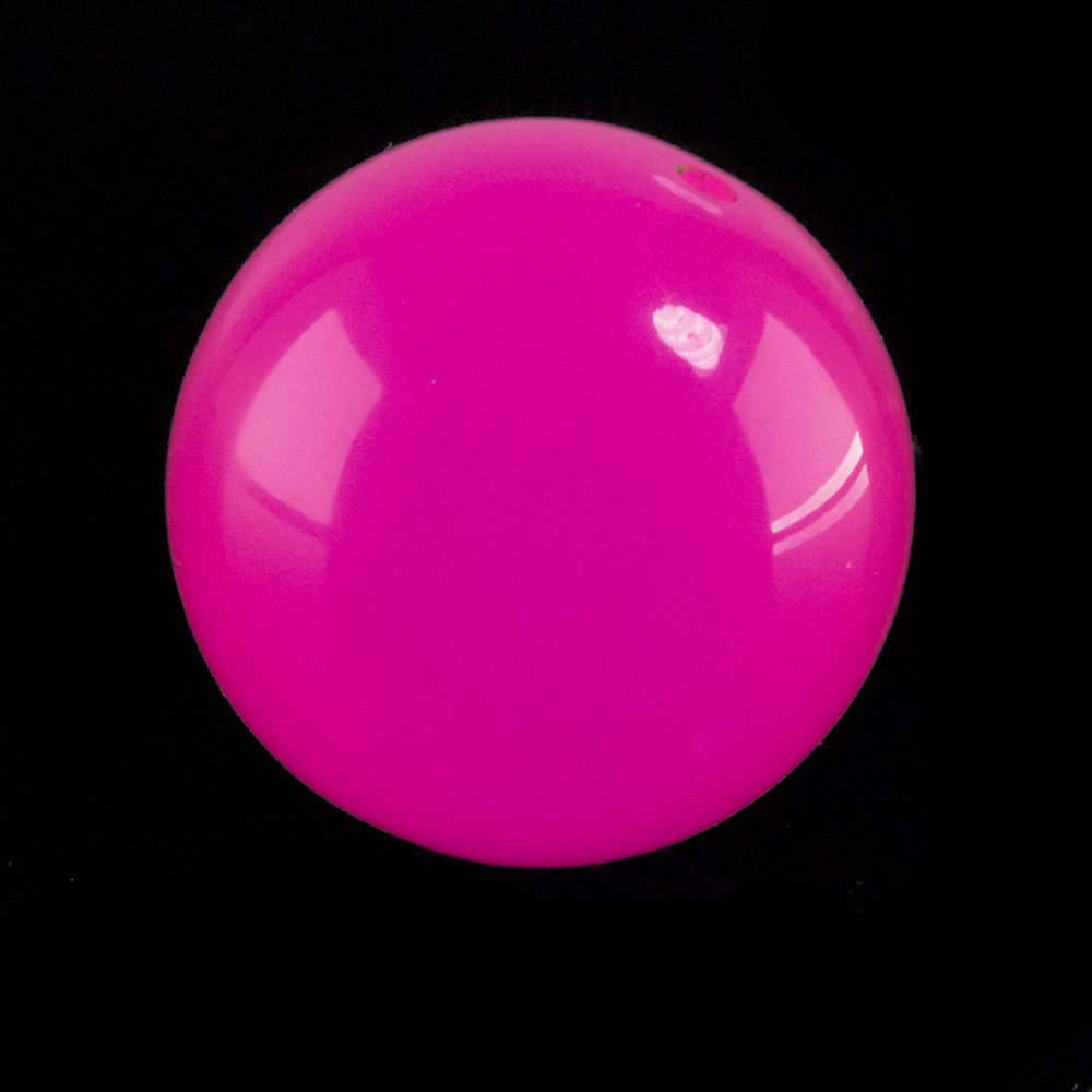30mm Rundperle in  neon pink Opal