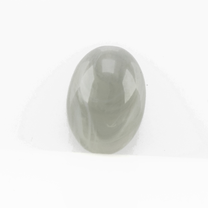 14x10 Cabochon oval - grau  Marmor