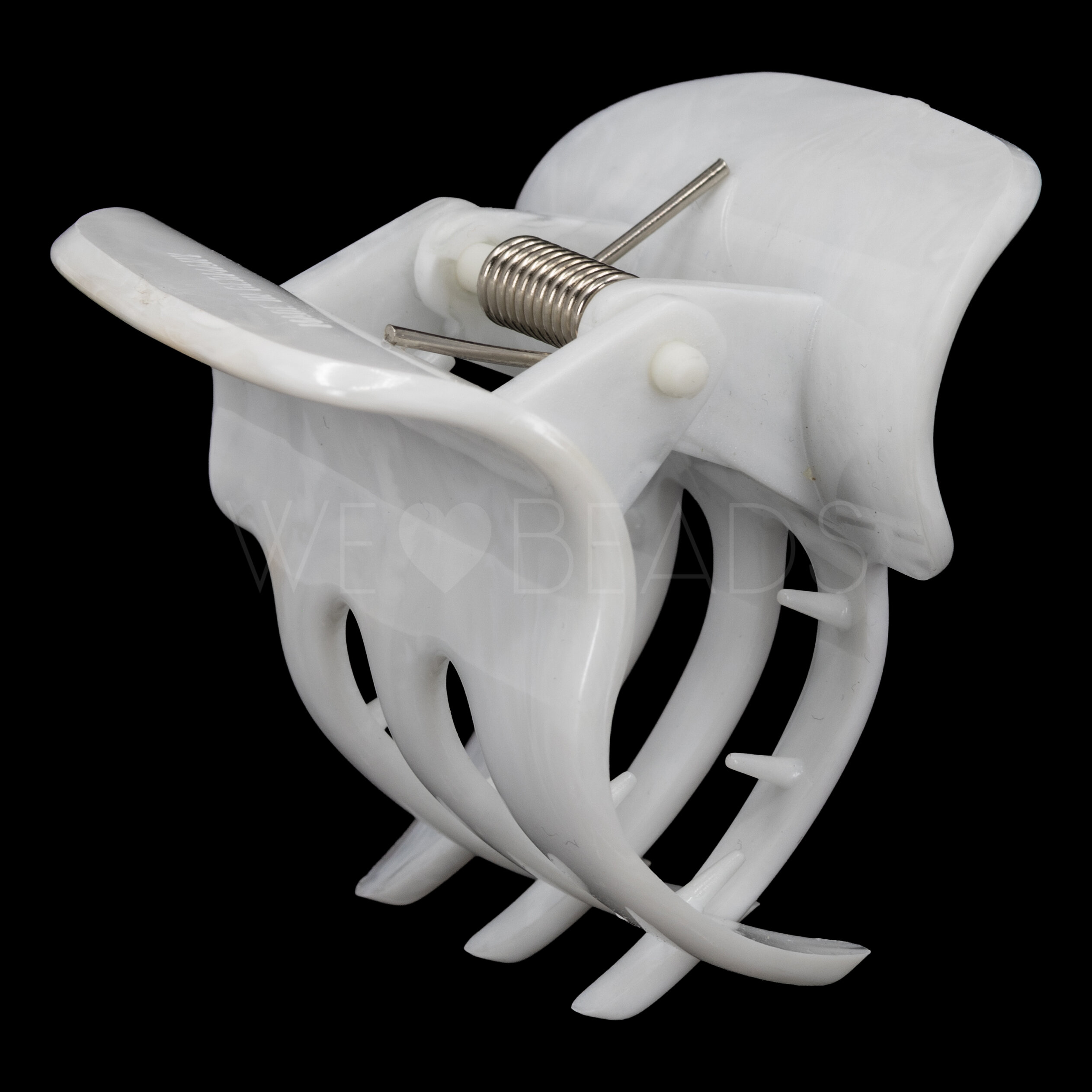 Hair Clip in white (Large)