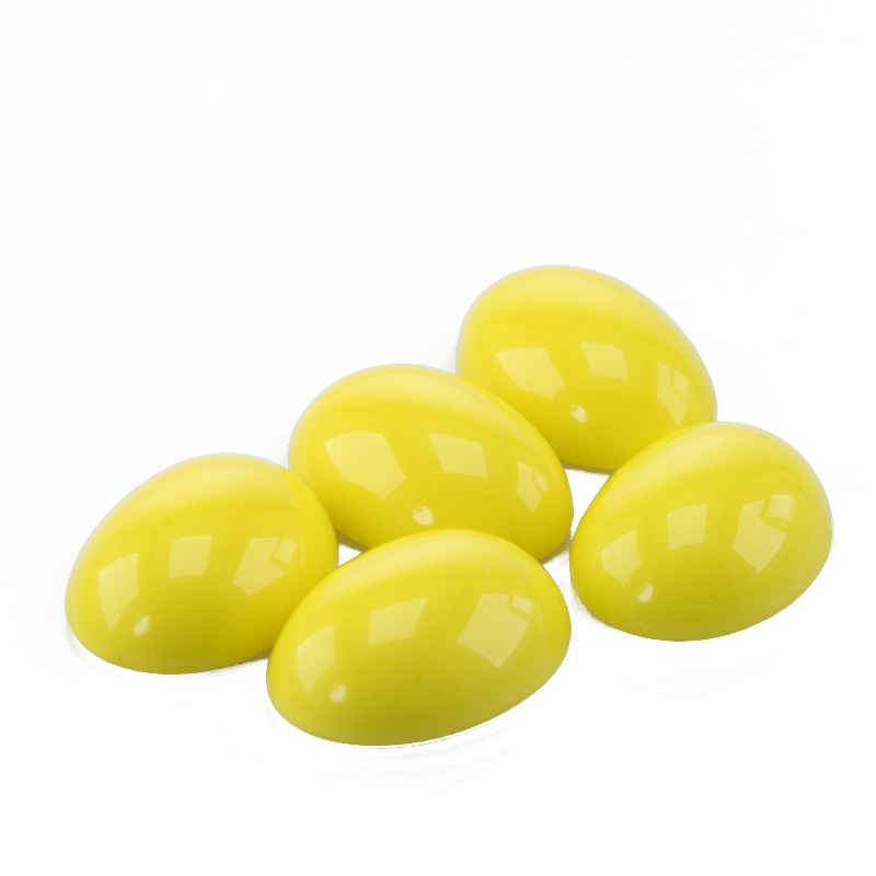 25x18 oval Cabochon in zinkgelb 