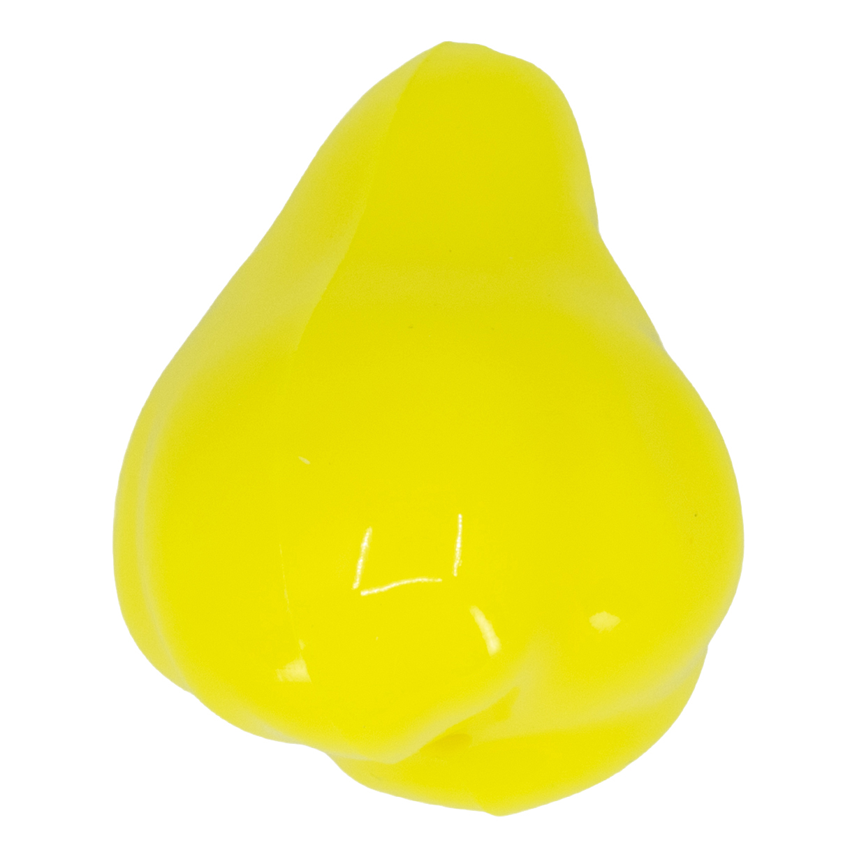32x26 Pear Beads in lemon yellow