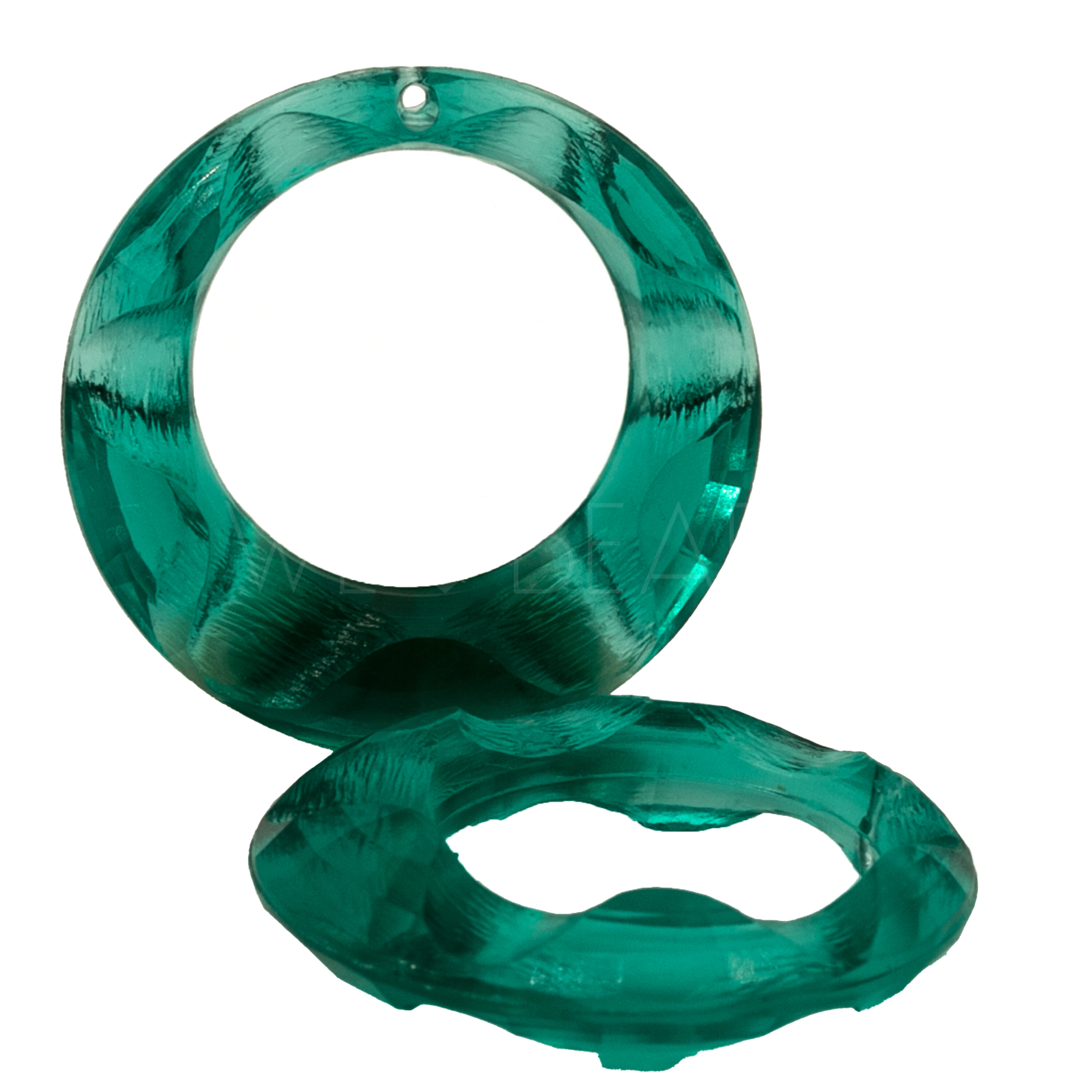 30mm Ring Anhänger in grün