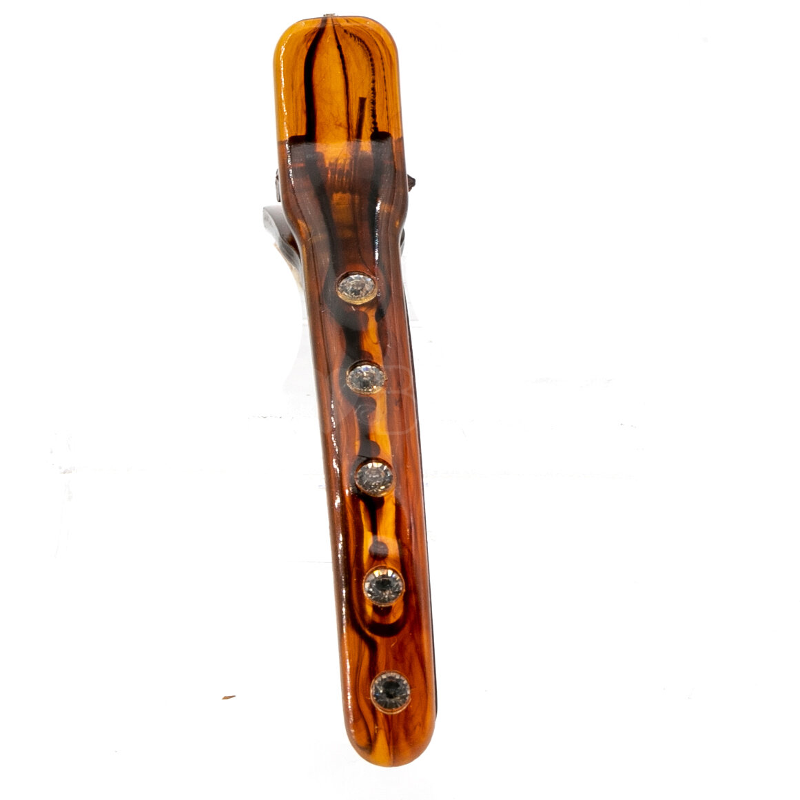 Alligator Hair Clip  in Tortoise in 42mm