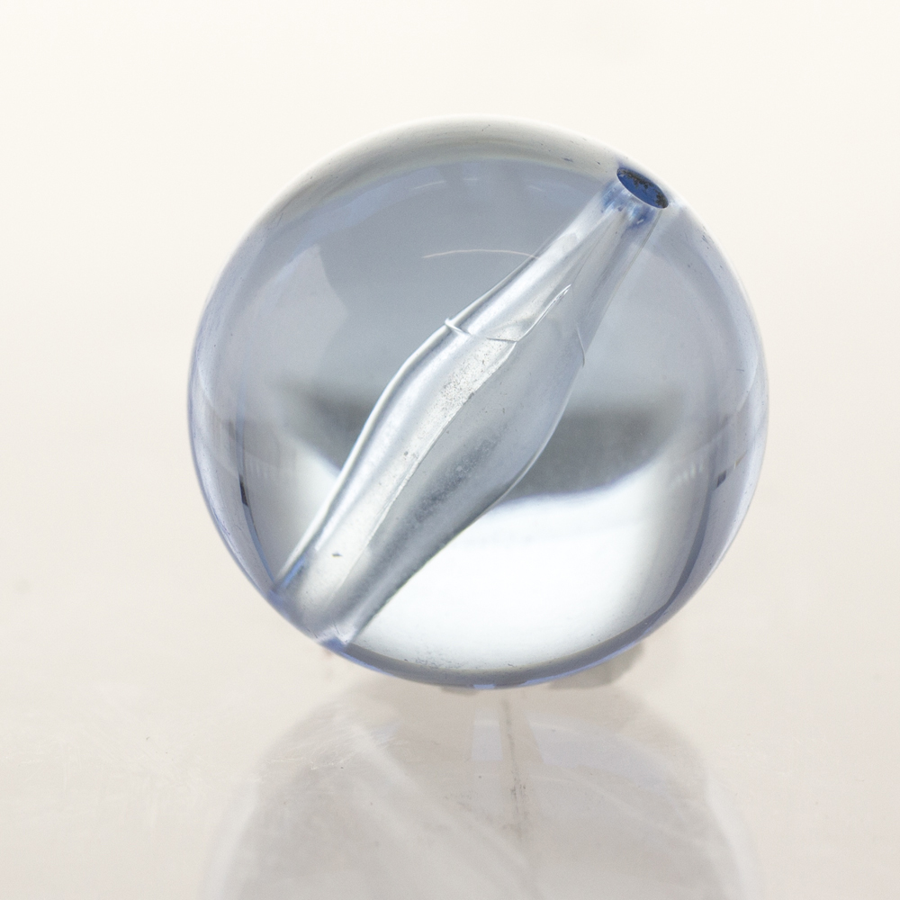10mm Roundbead in air blue Translucent