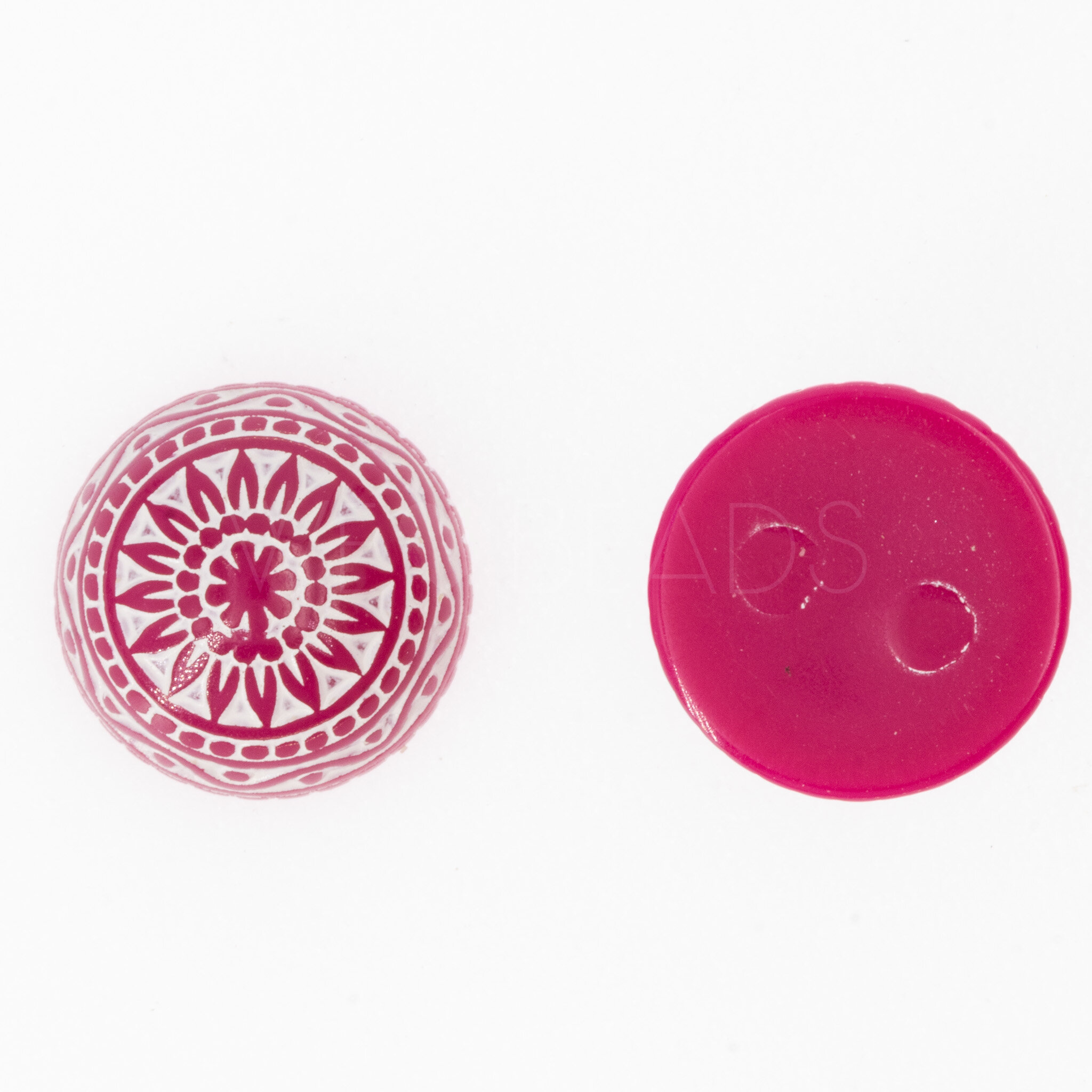 12mm Mosaik  Cabochon Rund in Beere