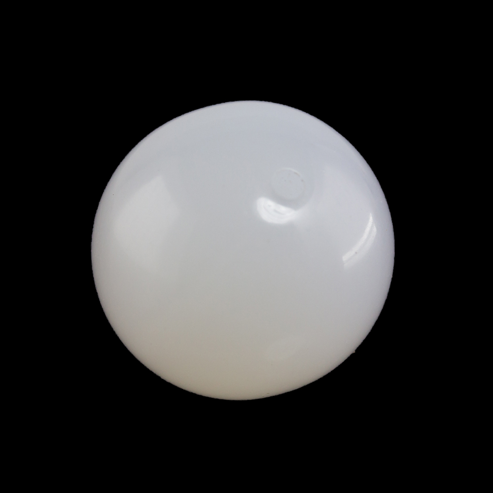 10mm Roundbead in white Opal