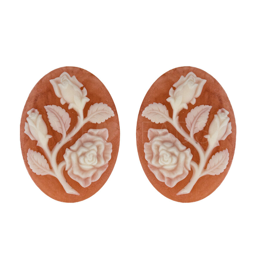 18x13 Kamee oval in Karneol / Elfenbein