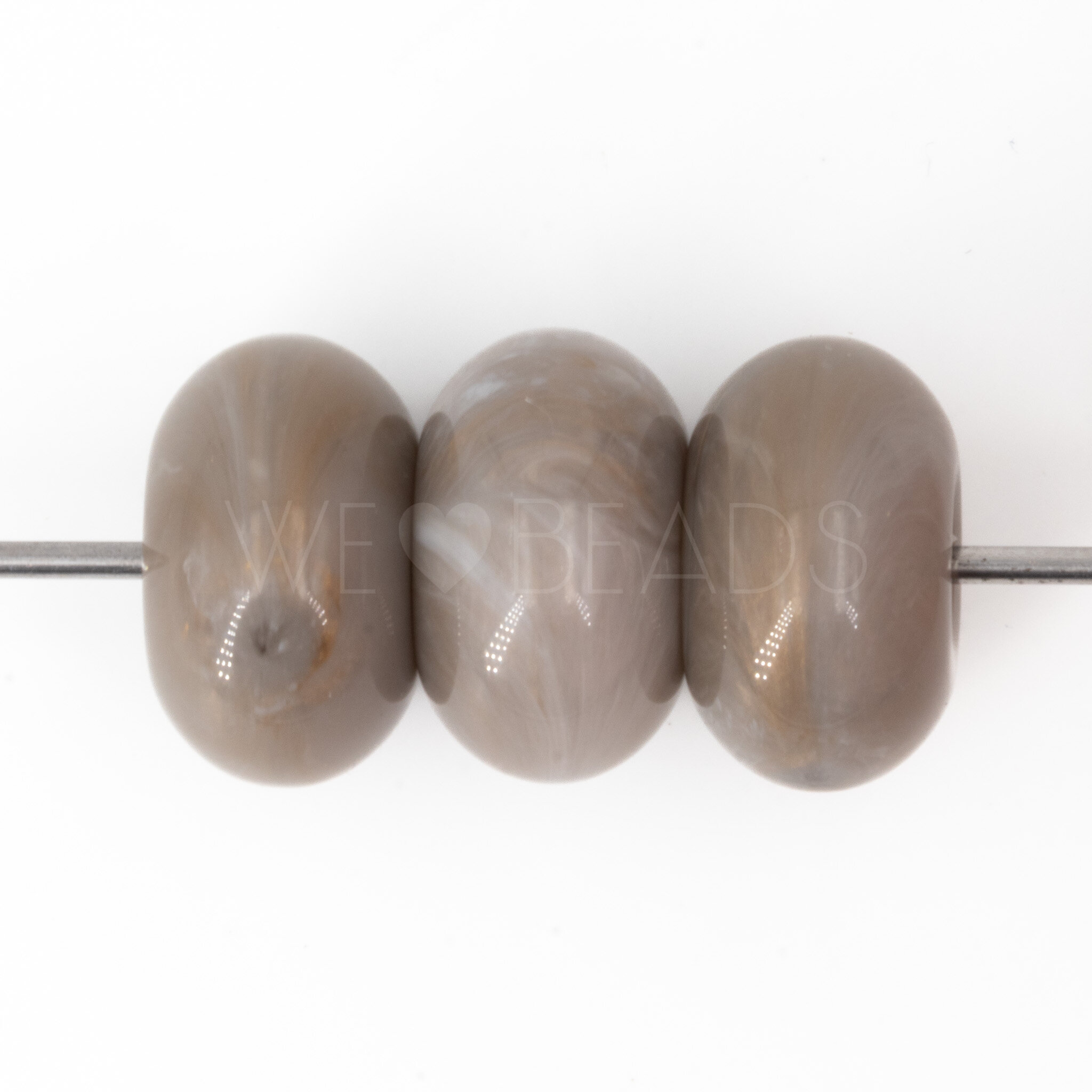 12mm Donut Beads in cashmere gold