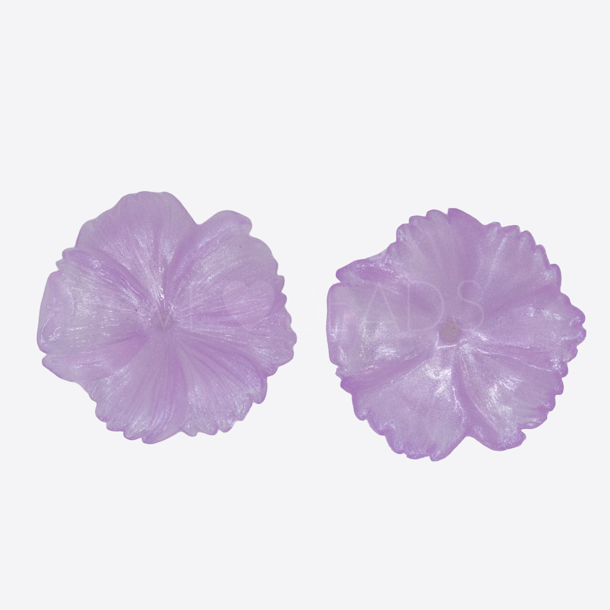 18mm Flower Beads in pastel pink