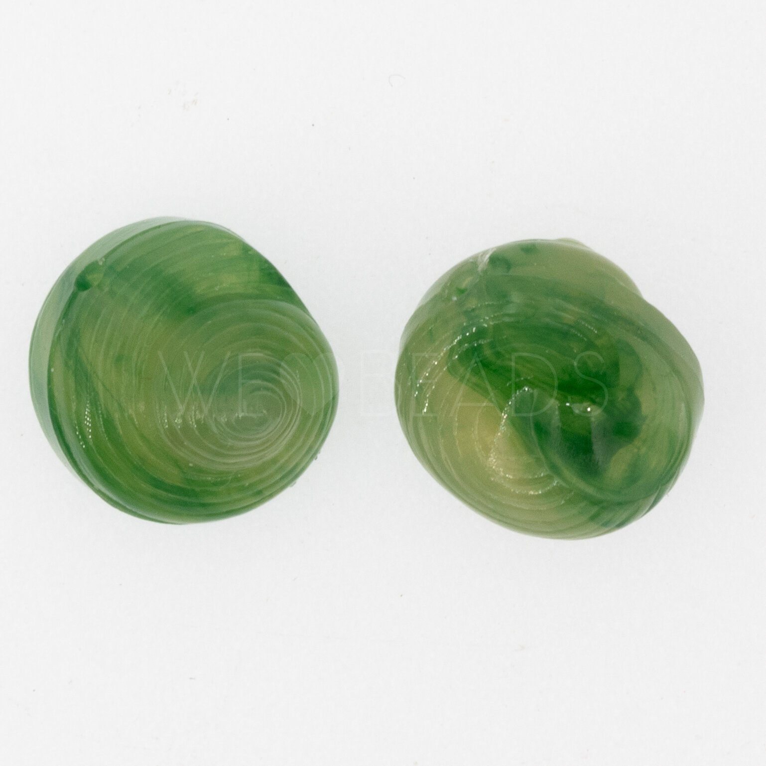 Muschel Perle in Farngrün