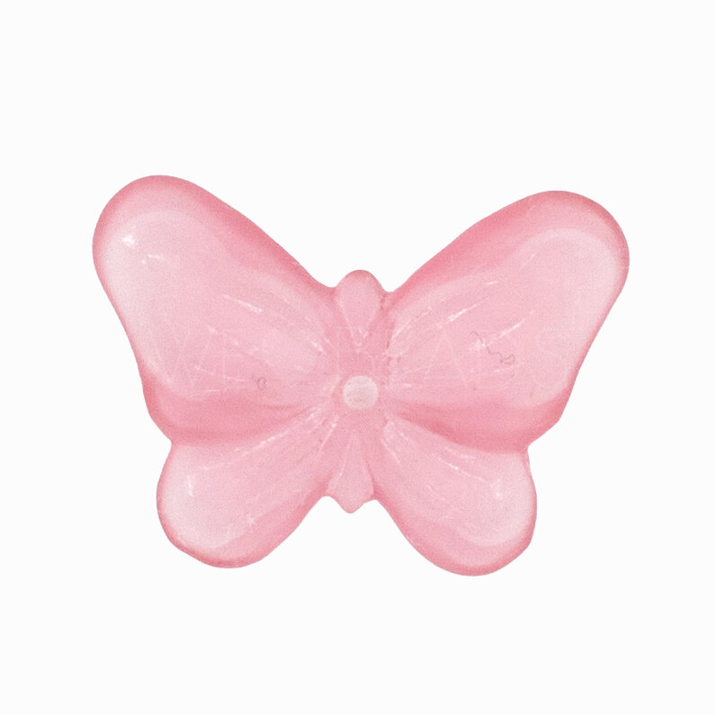 Schmetterling Perle in altrosa