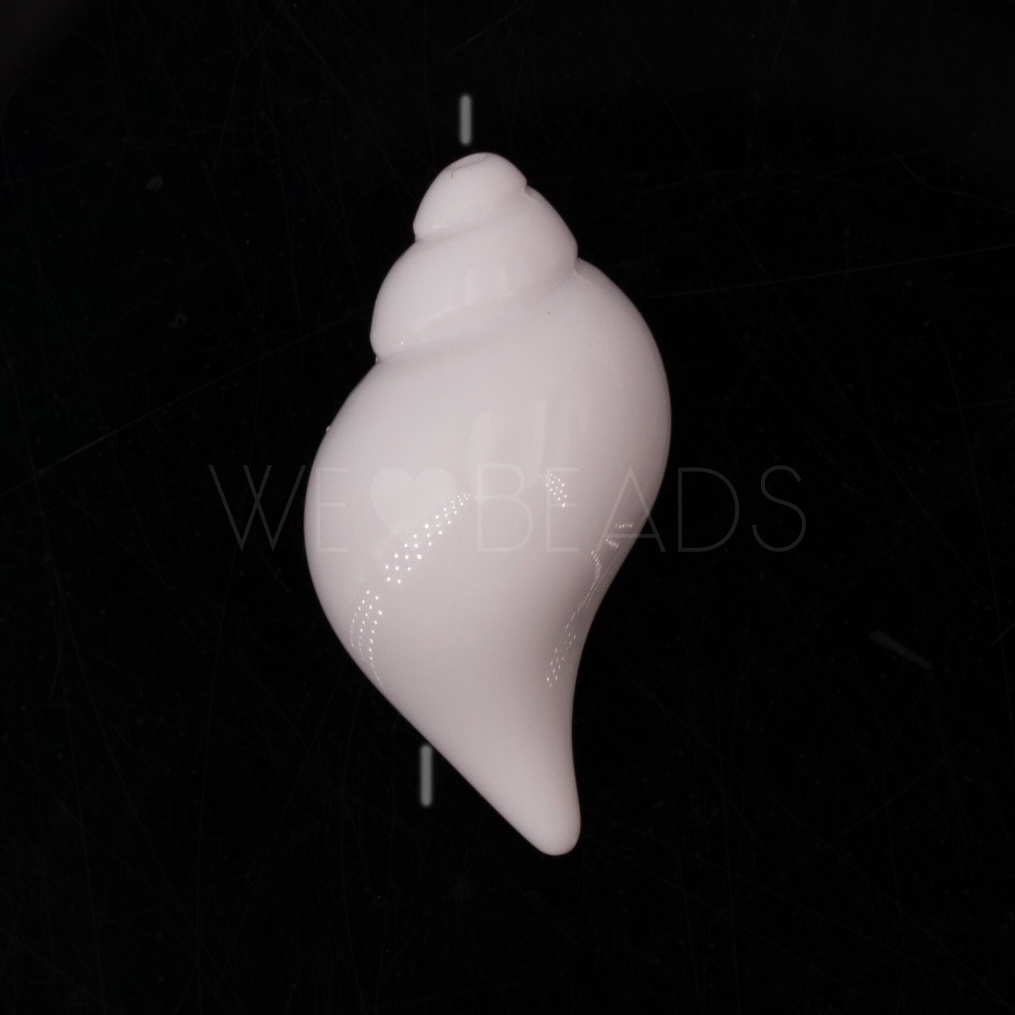 27x14 Muschel Perle in weiß