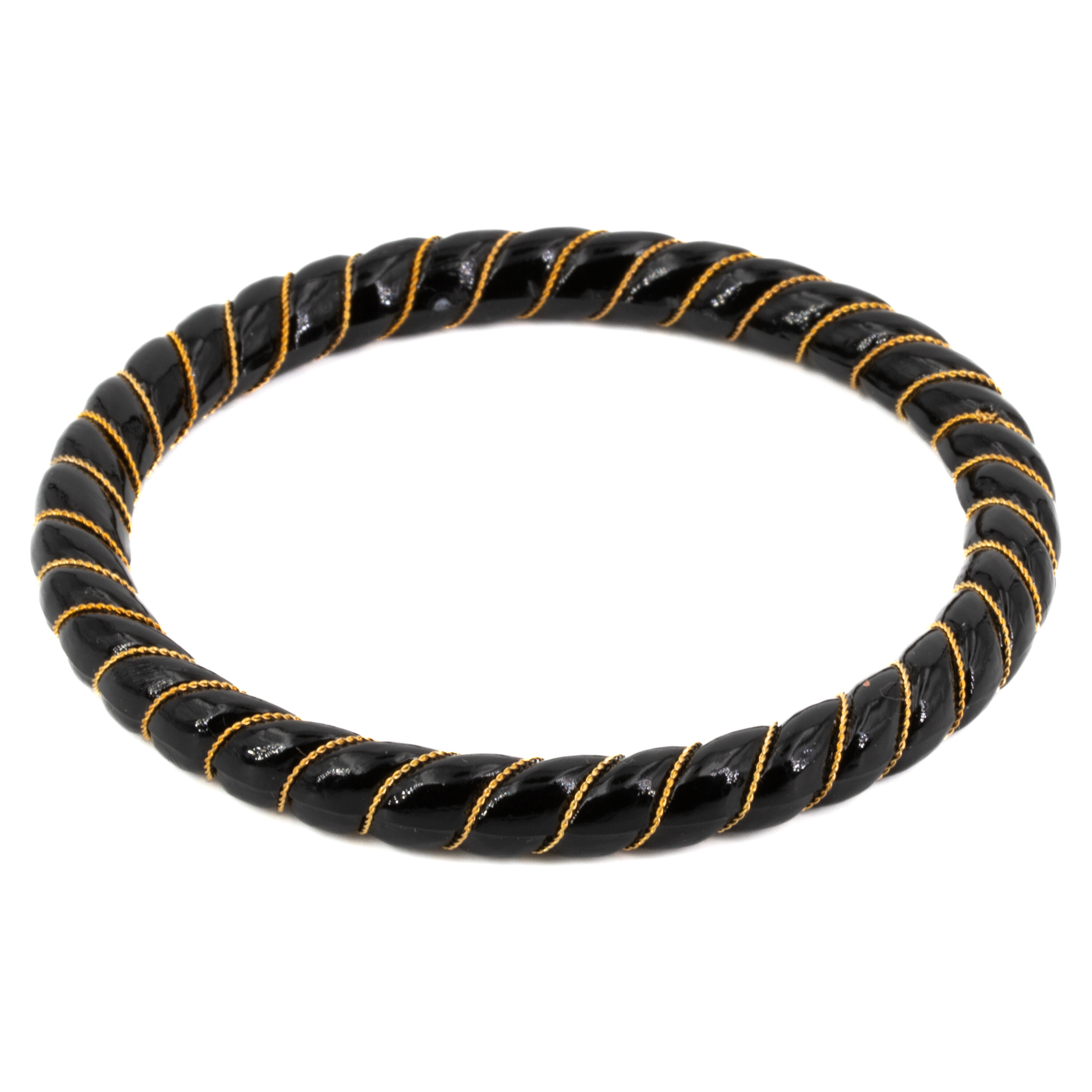  Round Bracelet in black