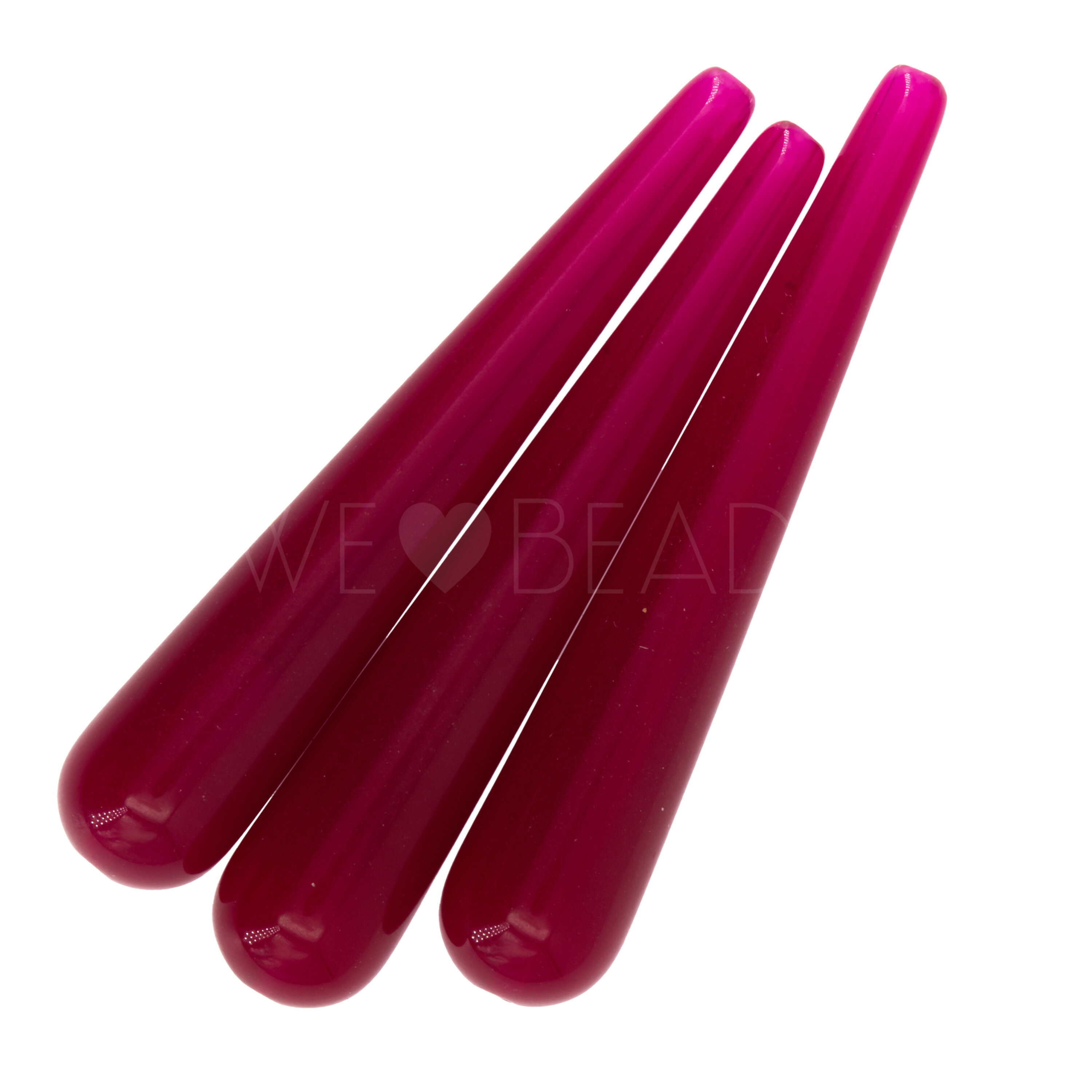 38x7 Tropfen Perle in fuchsia 