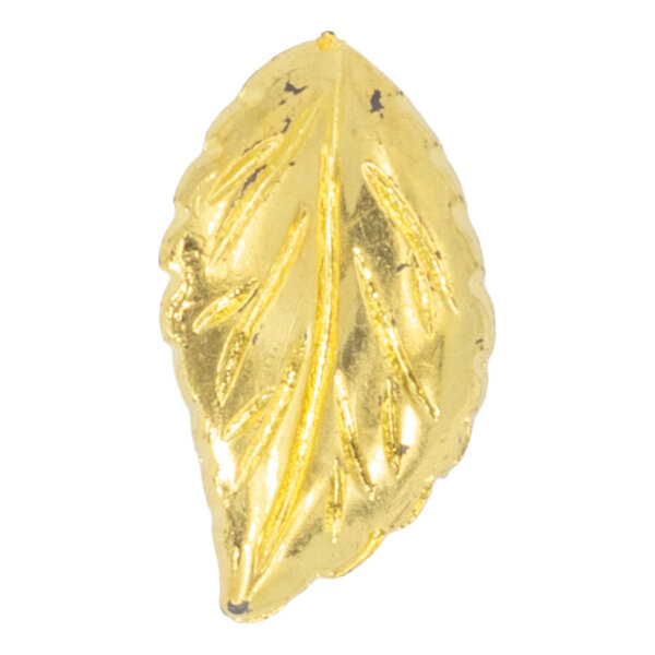 15mm Leaf Beads in gold