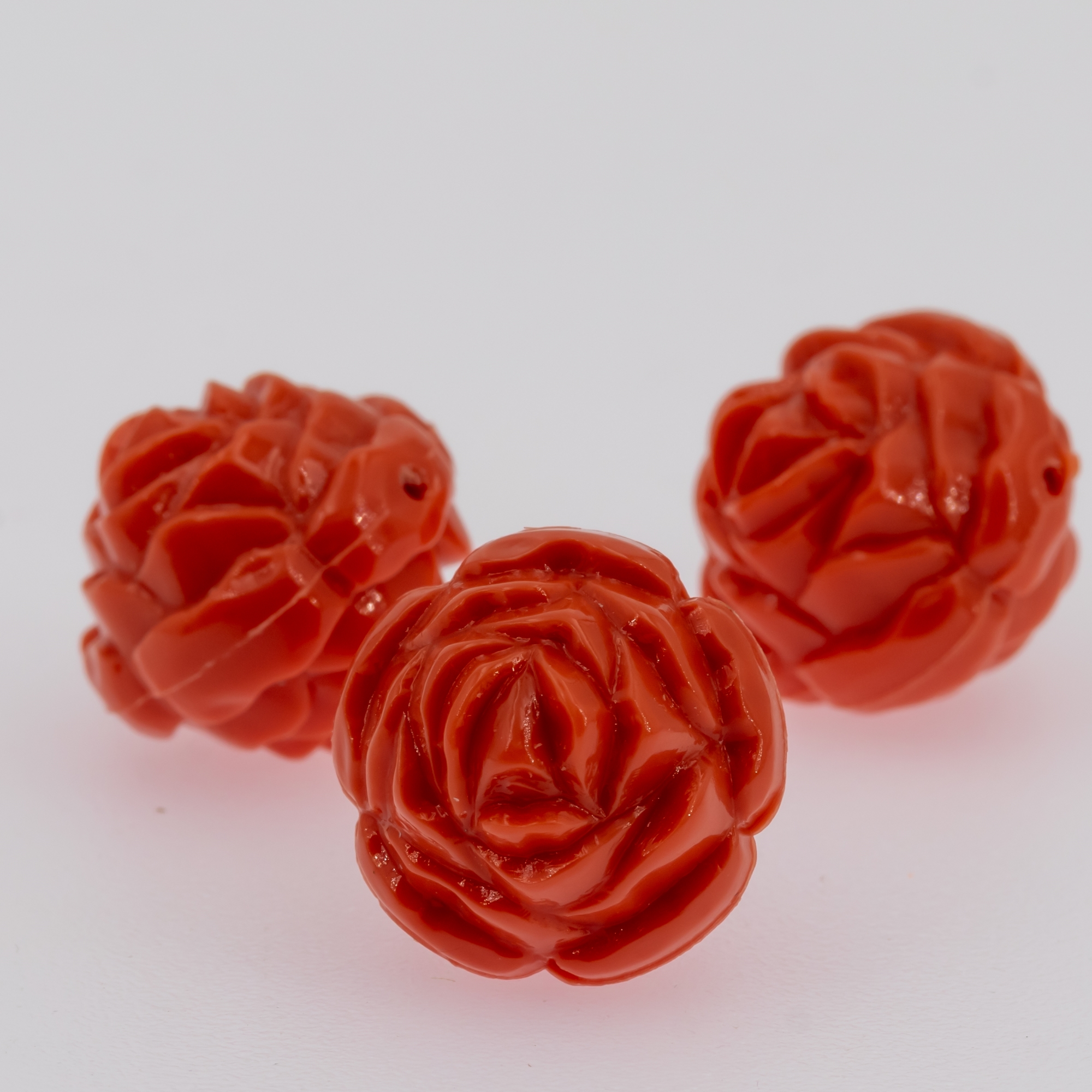 10mm Rose Perle in korall