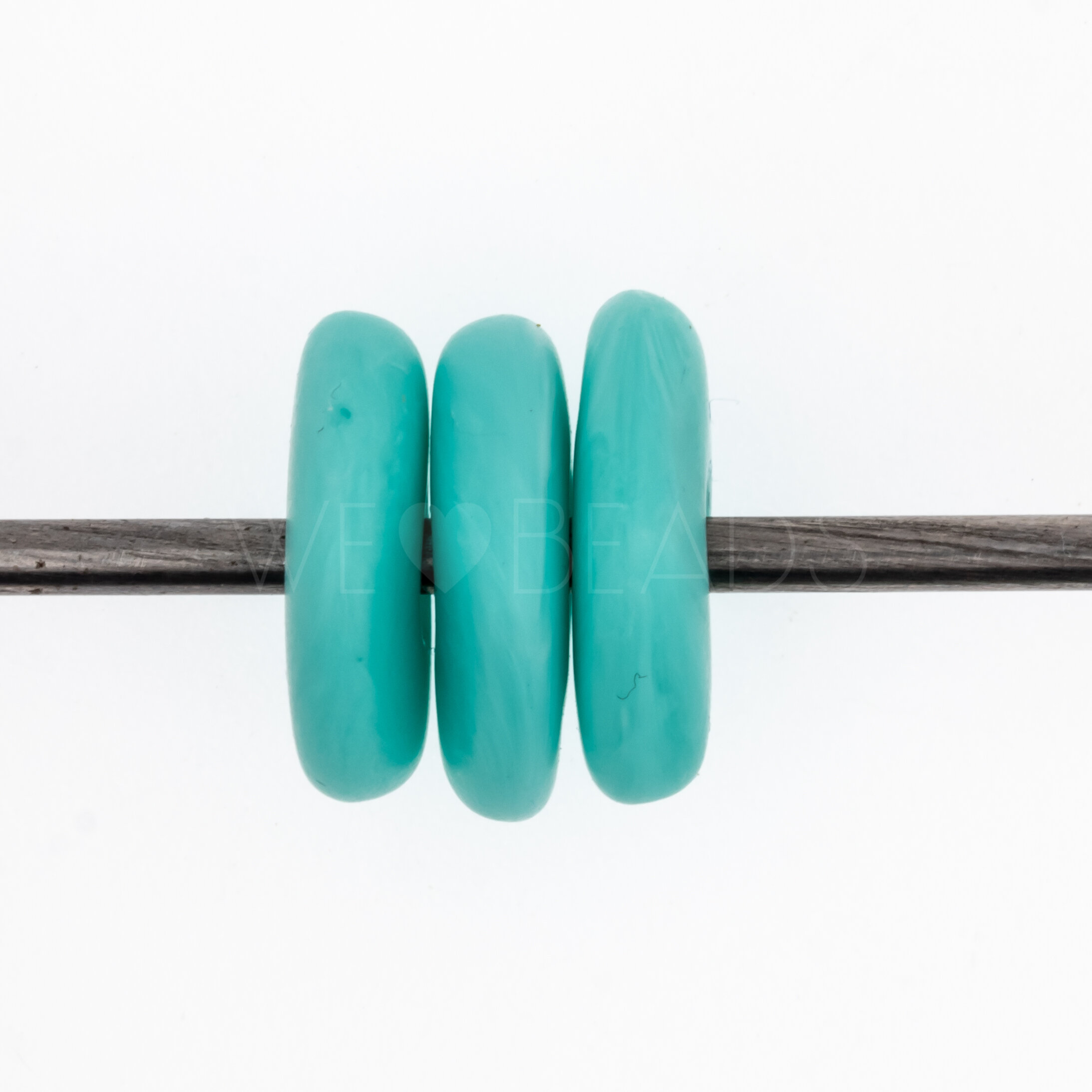 20mm Donut Beads in ice green