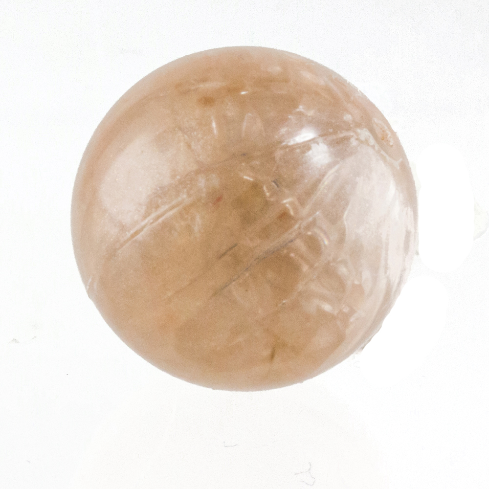 16mm Rundperle in  sierra braun Marmor